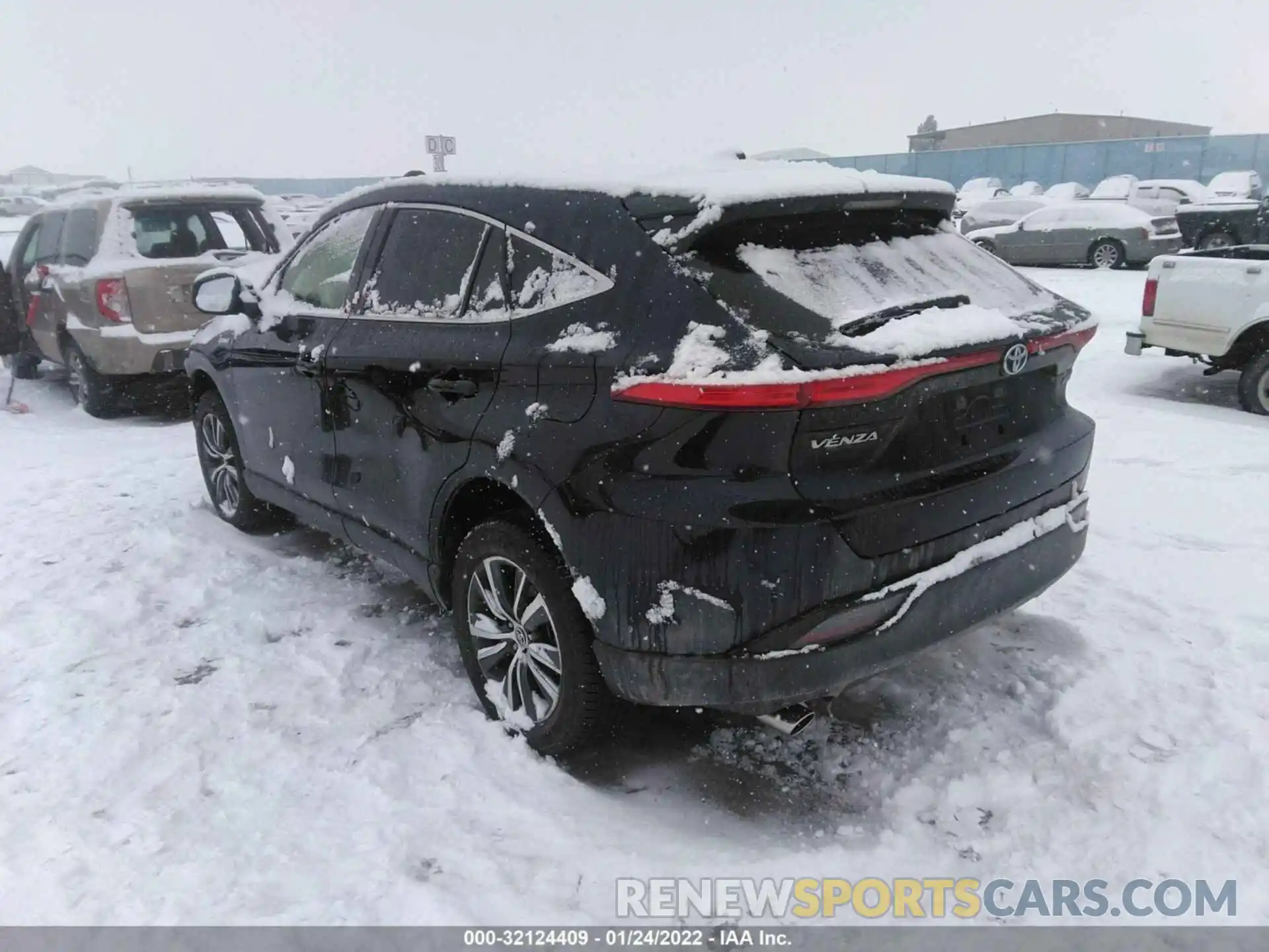 3 Photograph of a damaged car JTEAAAAH2MJ011959 TOYOTA VENZA 2021