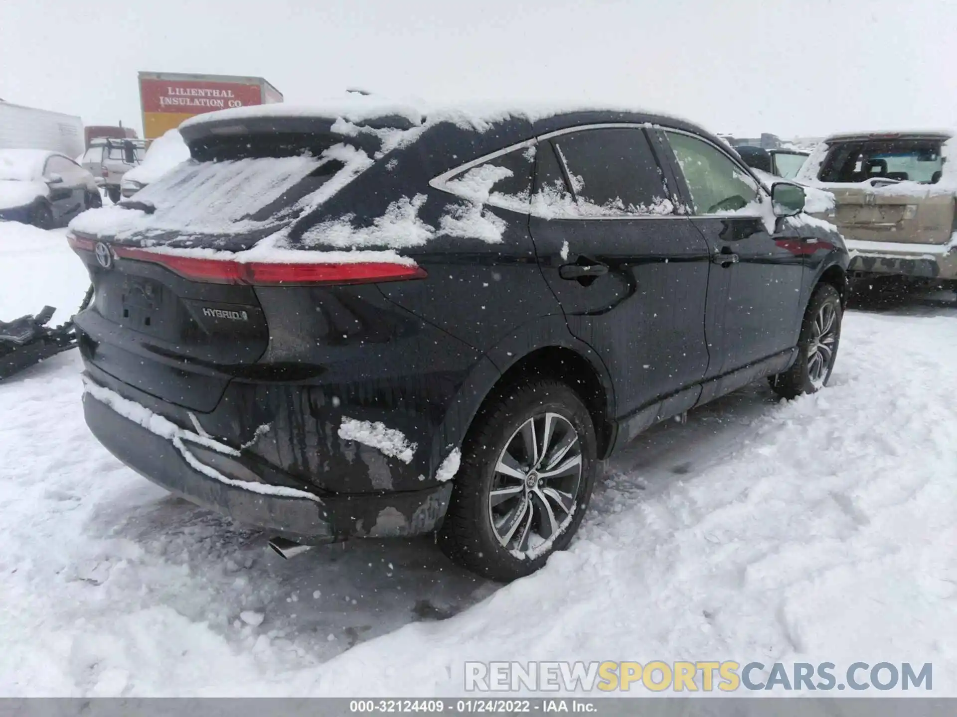 4 Photograph of a damaged car JTEAAAAH2MJ011959 TOYOTA VENZA 2021