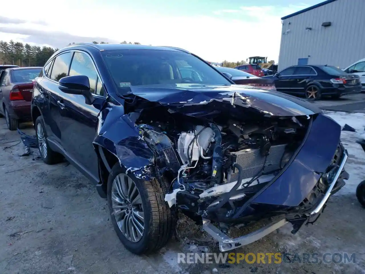 1 Photograph of a damaged car JTEAAAAH2MJ017003 TOYOTA VENZA 2021