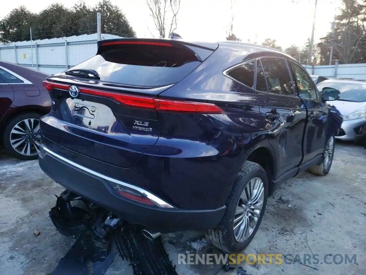 4 Photograph of a damaged car JTEAAAAH2MJ017003 TOYOTA VENZA 2021