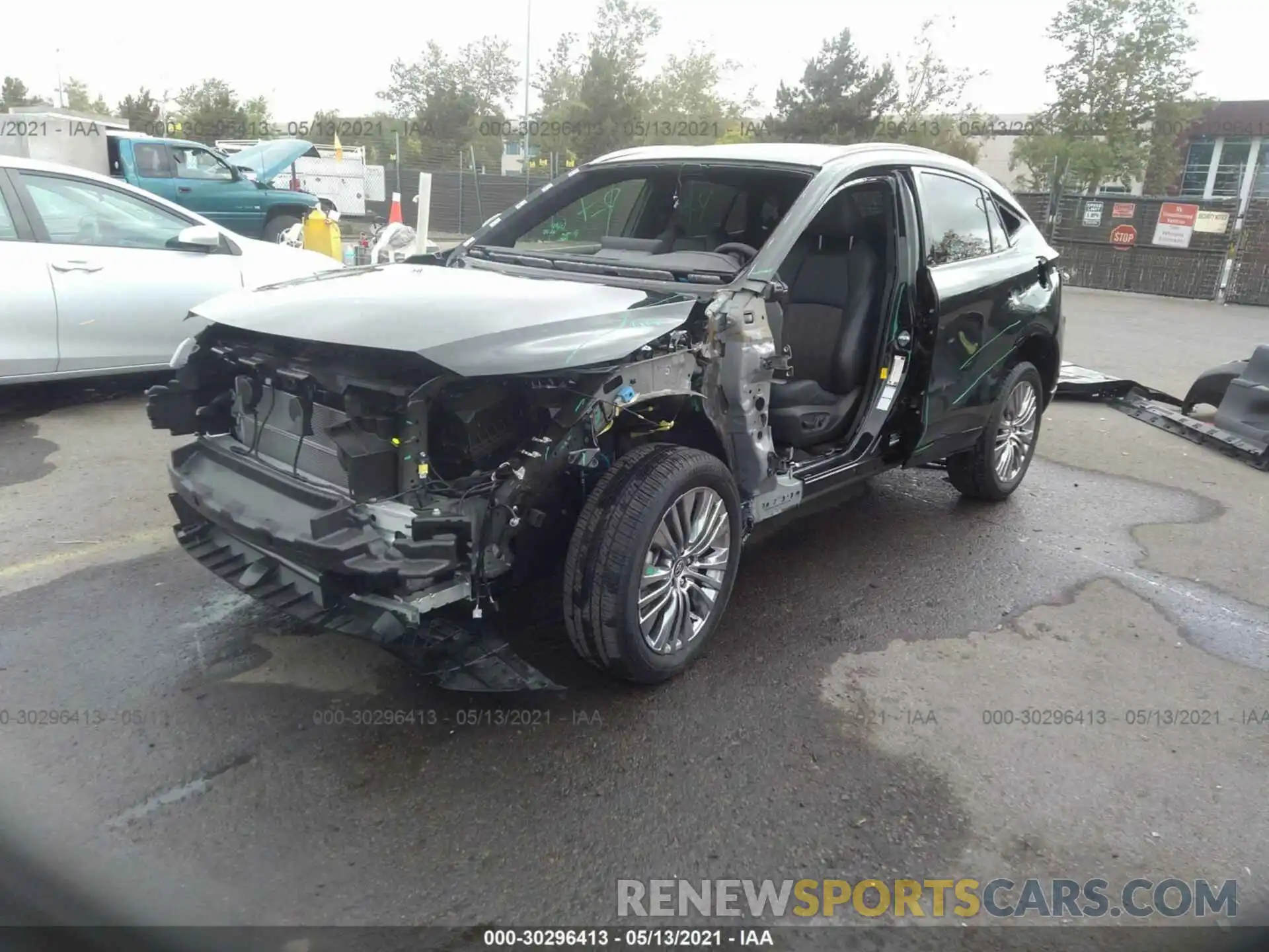 2 Photograph of a damaged car JTEAAAAH2MJ021178 TOYOTA VENZA 2021