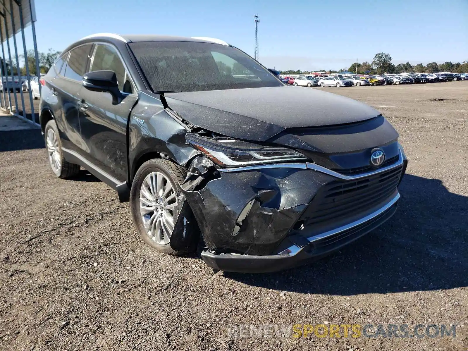 1 Photograph of a damaged car JTEAAAAH2MJ021245 TOYOTA VENZA 2021