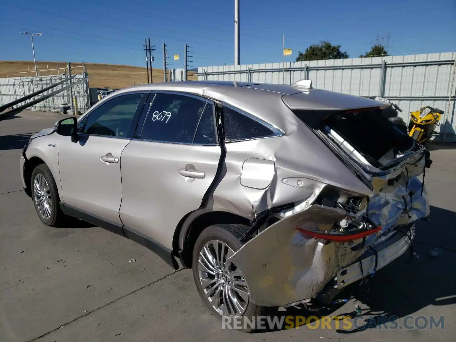 3 Photograph of a damaged car JTEAAAAH2MJ025800 TOYOTA VENZA 2021