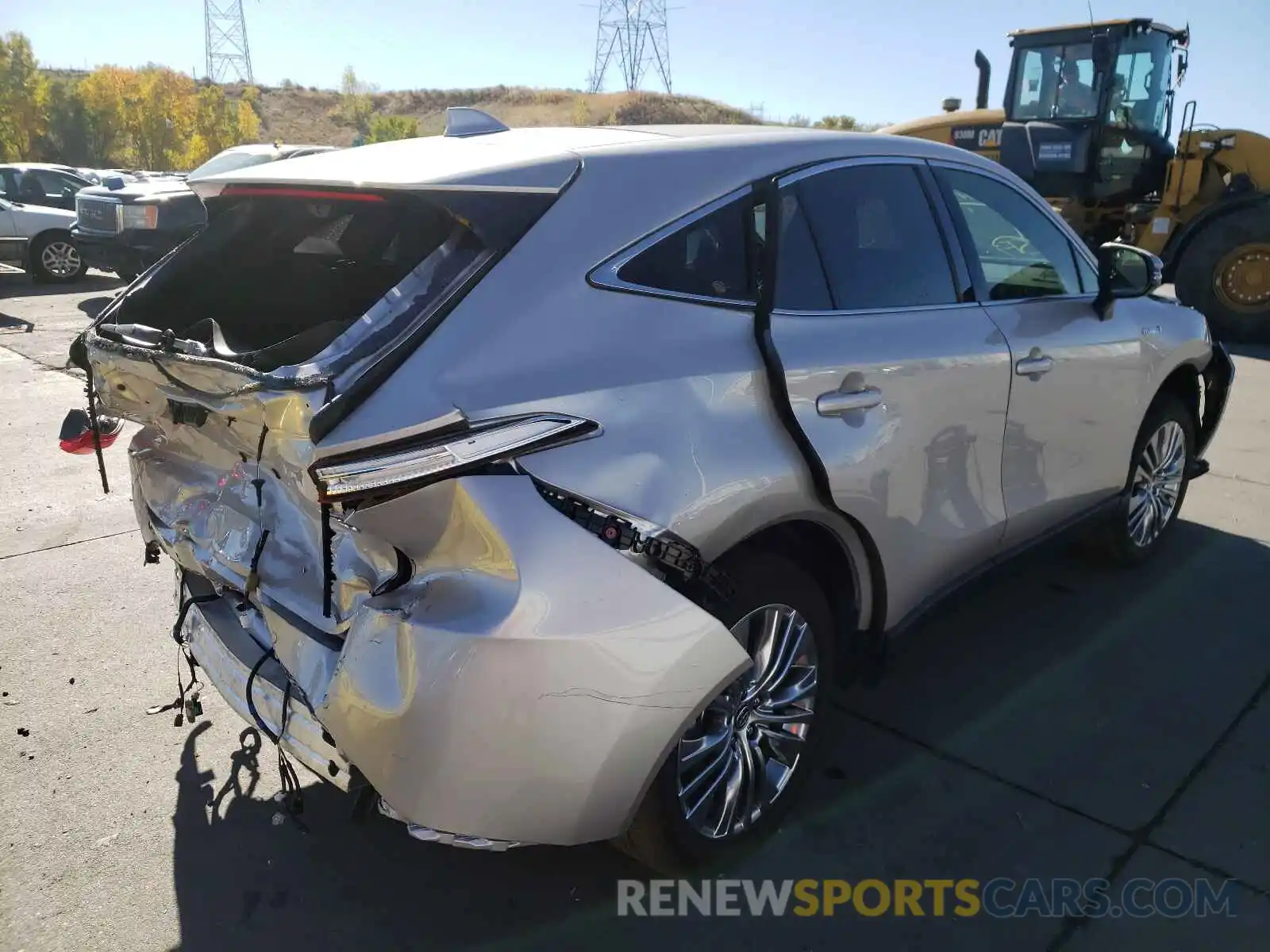 4 Photograph of a damaged car JTEAAAAH2MJ025800 TOYOTA VENZA 2021