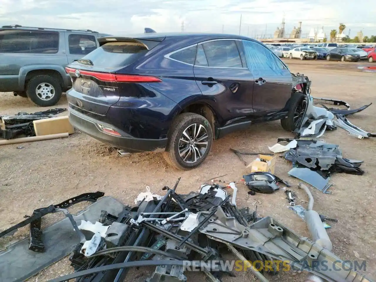 4 Фотография поврежденного автомобиля JTEAAAAH2MJ026624 TOYOTA VENZA 2021