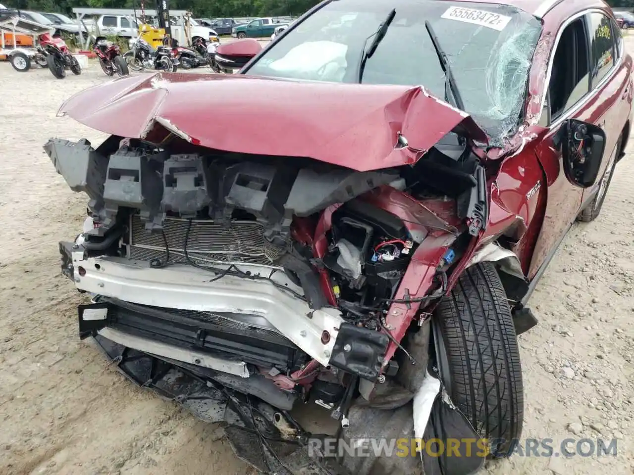 9 Photograph of a damaged car JTEAAAAH2MJ035663 TOYOTA VENZA 2021