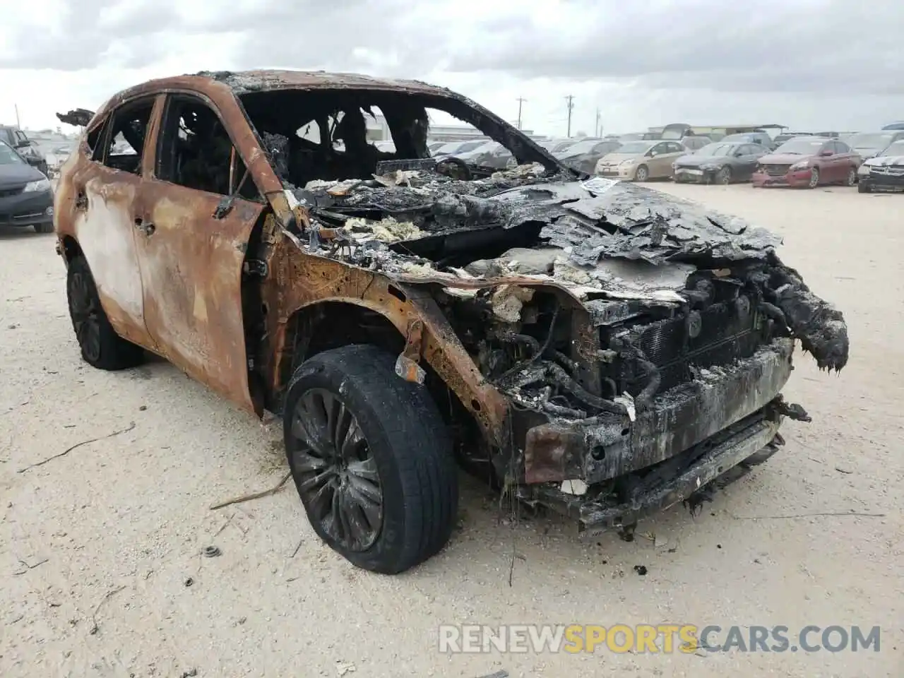 1 Photograph of a damaged car JTEAAAAH2MJ041205 TOYOTA VENZA 2021