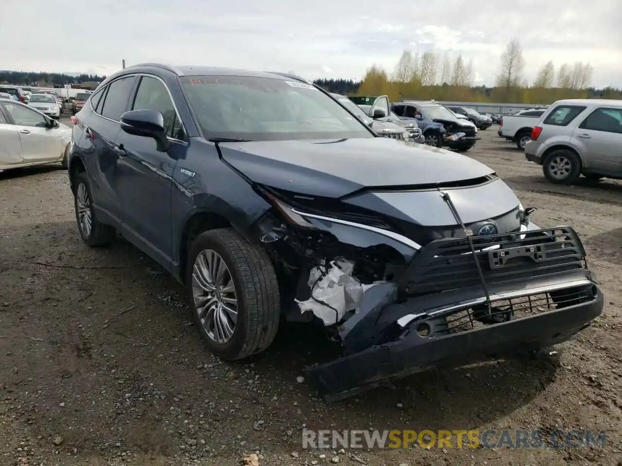 1 Photograph of a damaged car JTEAAAAH2MJ047036 TOYOTA VENZA 2021