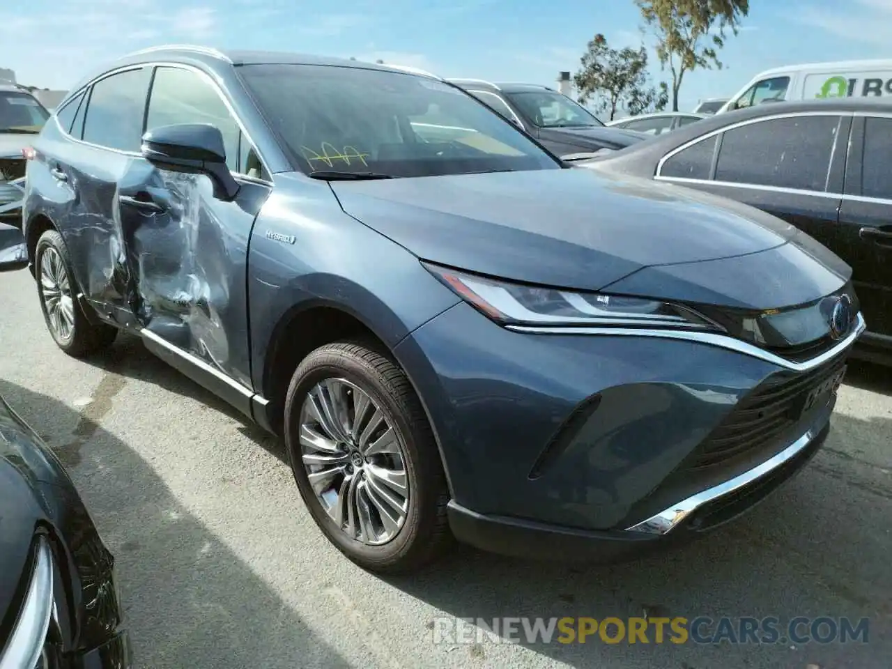 1 Photograph of a damaged car JTEAAAAH2MJ047635 TOYOTA VENZA 2021