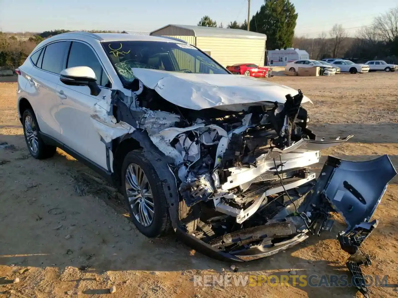 1 Photograph of a damaged car JTEAAAAH2MJ047943 TOYOTA VENZA 2021