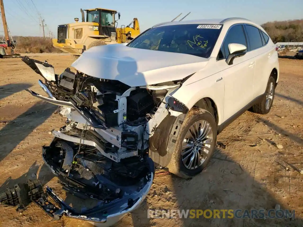 2 Photograph of a damaged car JTEAAAAH2MJ047943 TOYOTA VENZA 2021