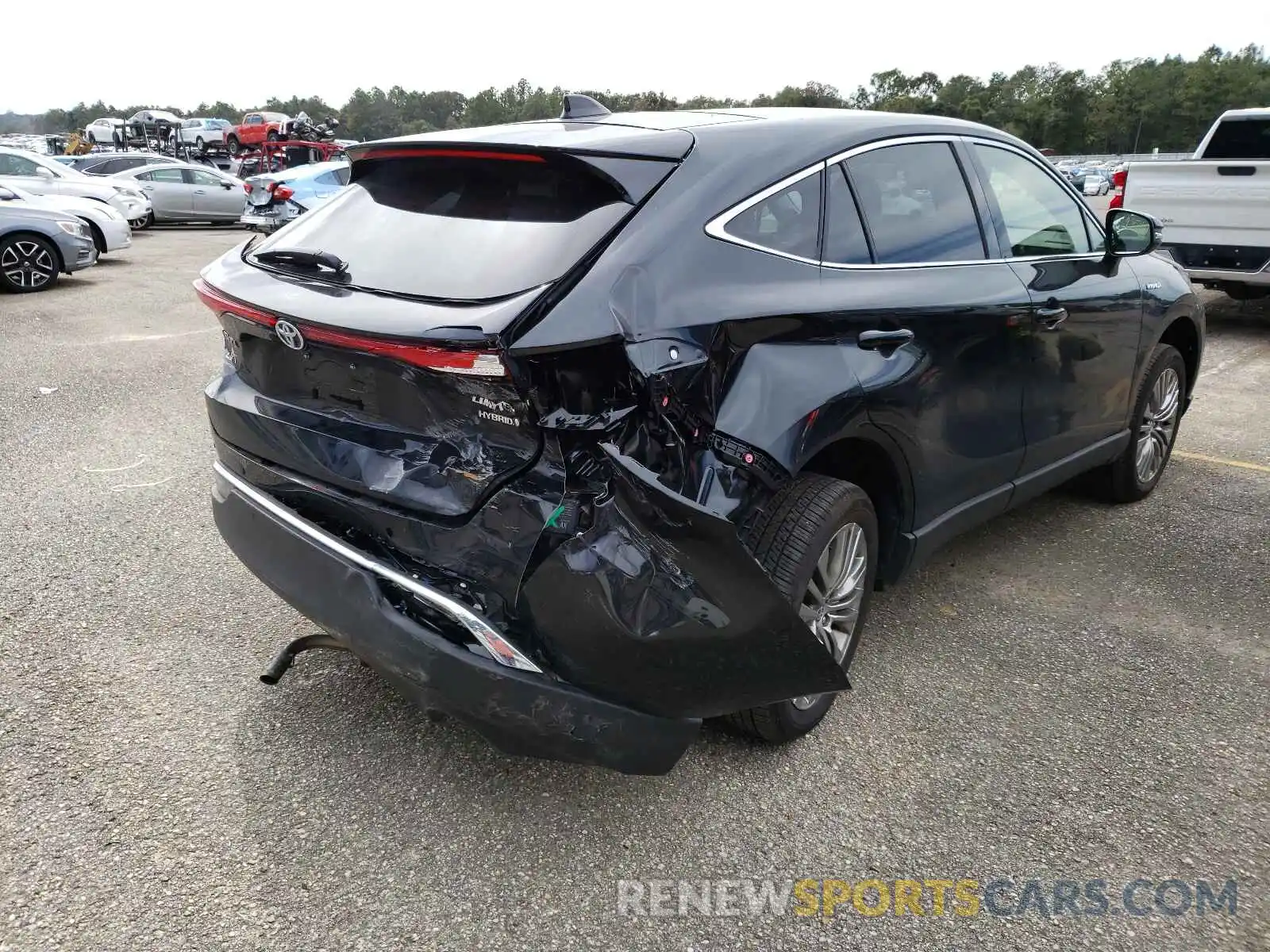 4 Photograph of a damaged car JTEAAAAH2MJ050552 TOYOTA VENZA 2021