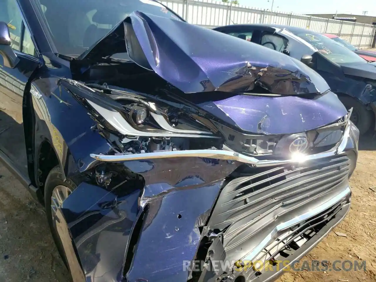 9 Photograph of a damaged car JTEAAAAH2MJ055623 TOYOTA VENZA 2021