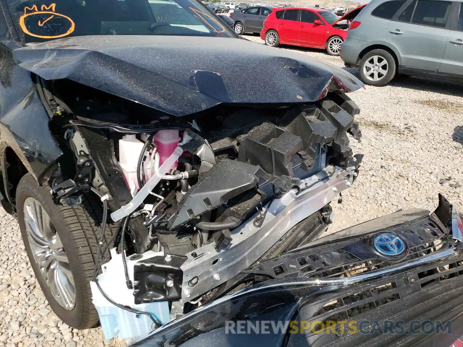 9 Photograph of a damaged car JTEAAAAH2MJ057033 TOYOTA VENZA 2021