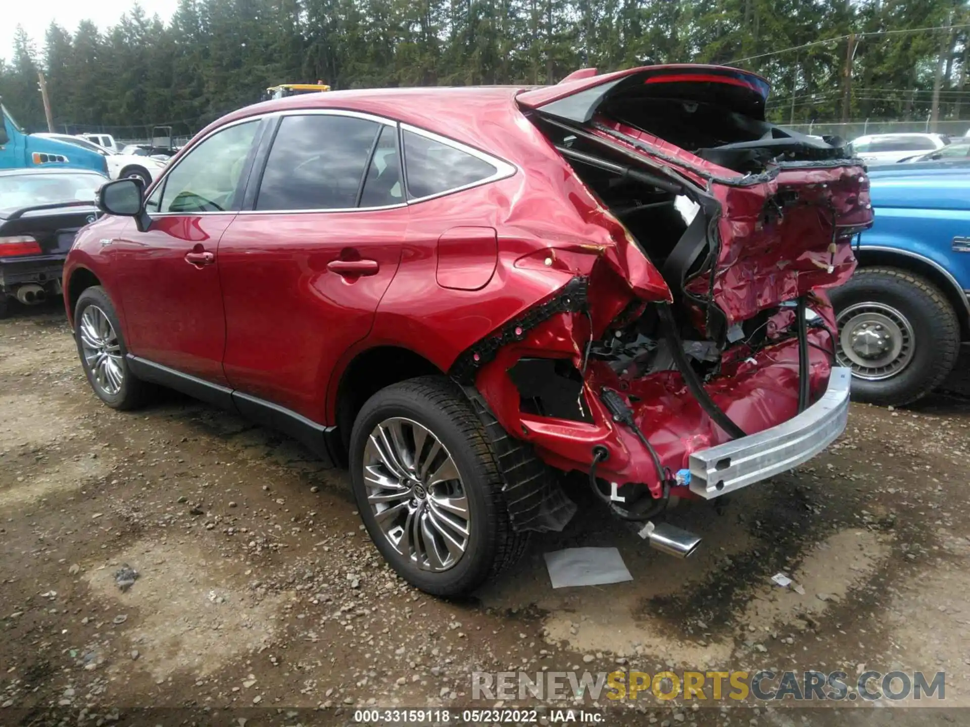 3 Photograph of a damaged car JTEAAAAH2MJ065312 TOYOTA VENZA 2021