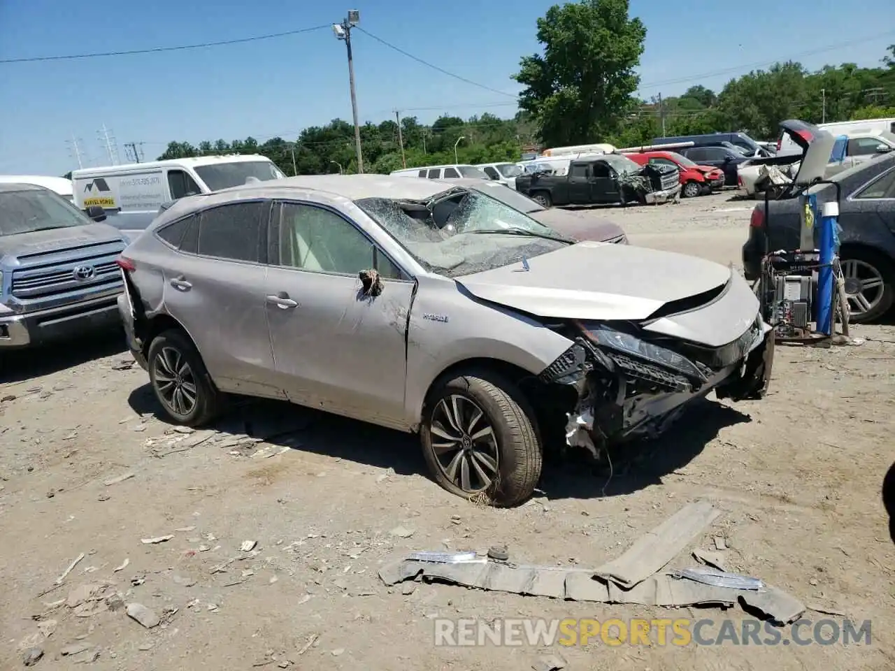 10 Photograph of a damaged car JTEAAAAH2MJ069845 TOYOTA VENZA 2021