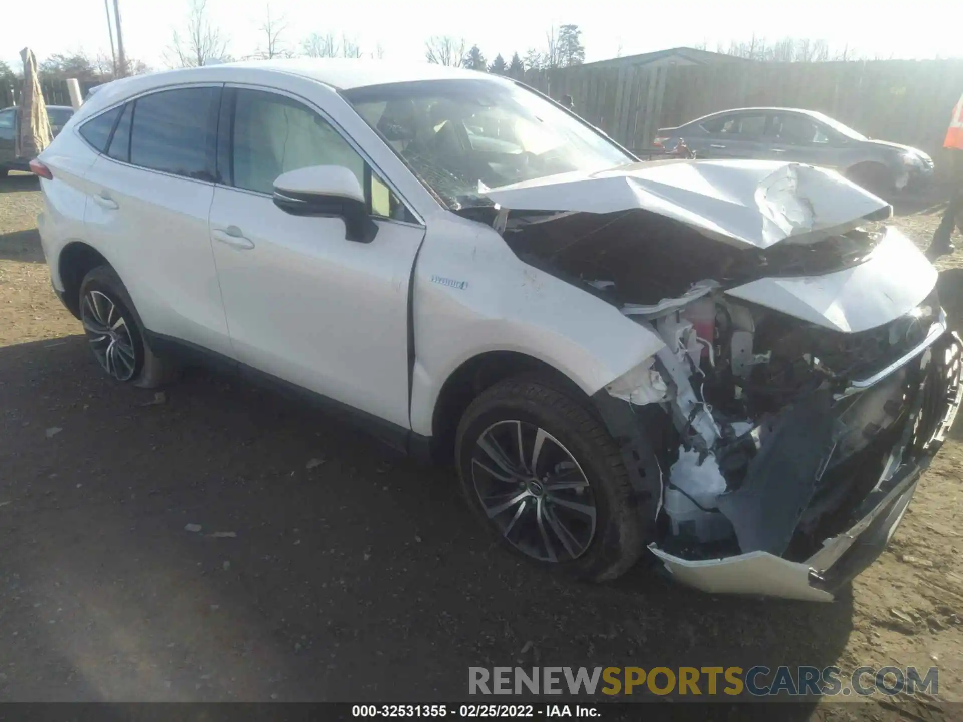 1 Photograph of a damaged car JTEAAAAH2MJ074768 TOYOTA VENZA 2021