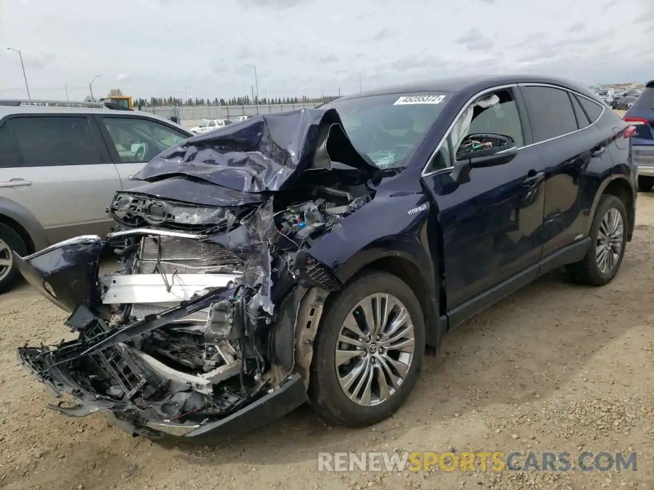 2 Photograph of a damaged car JTEAAAAH2MJ075046 TOYOTA VENZA 2021