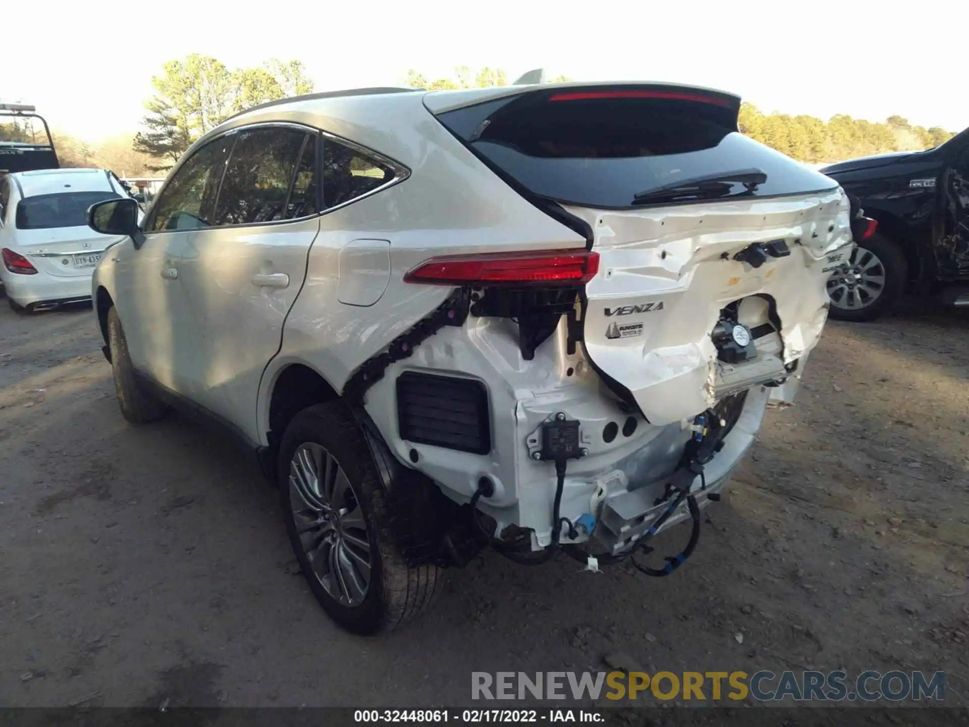 3 Photograph of a damaged car JTEAAAAH2MJ078366 TOYOTA VENZA 2021