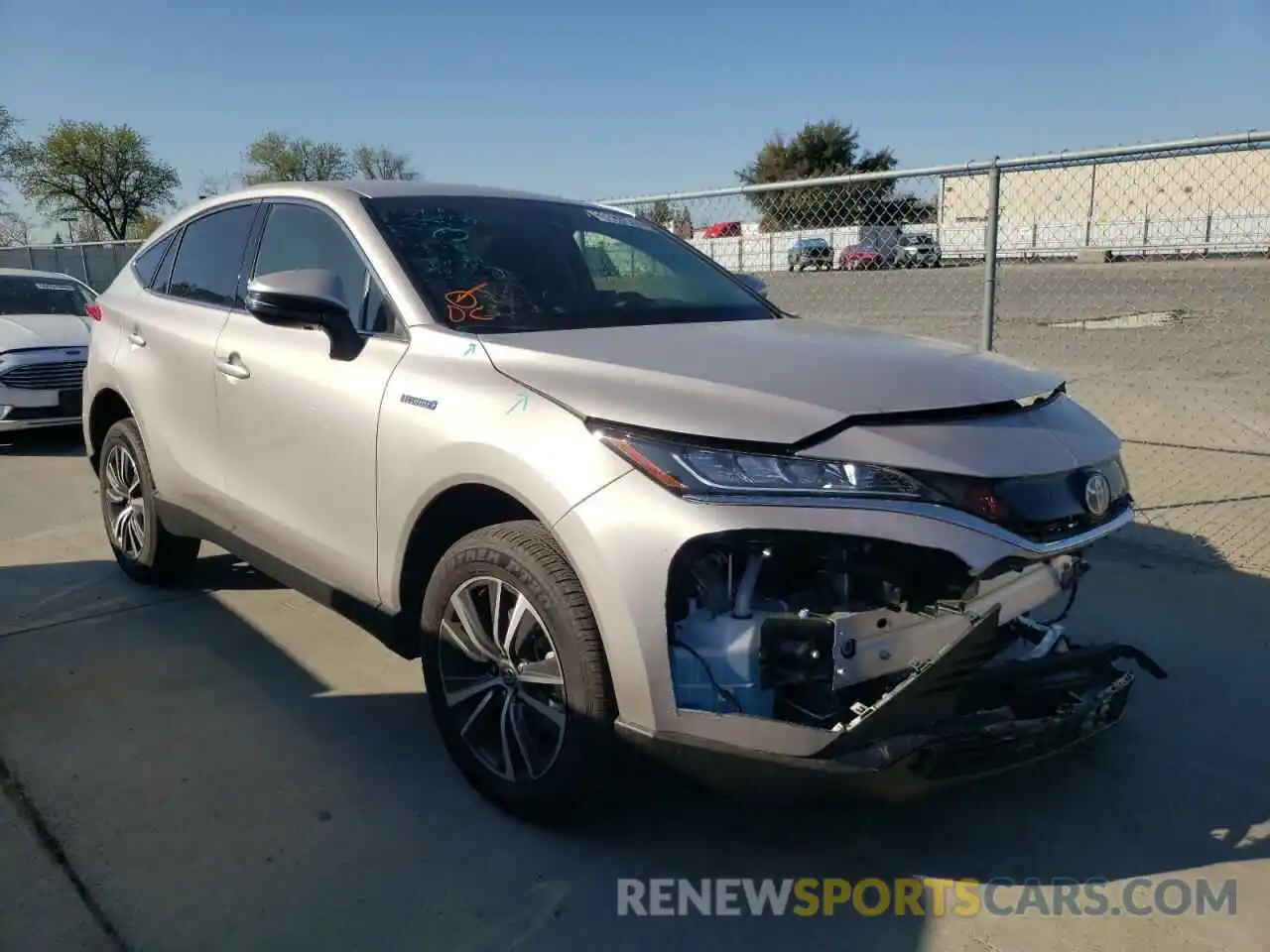 1 Photograph of a damaged car JTEAAAAH2MJ080442 TOYOTA VENZA 2021