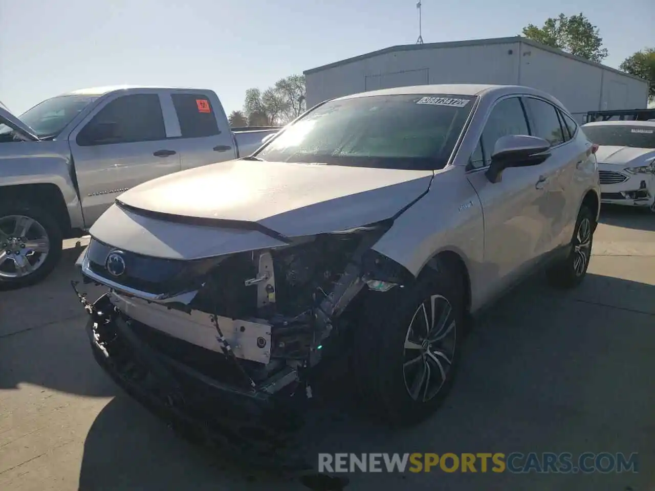 2 Photograph of a damaged car JTEAAAAH2MJ080442 TOYOTA VENZA 2021