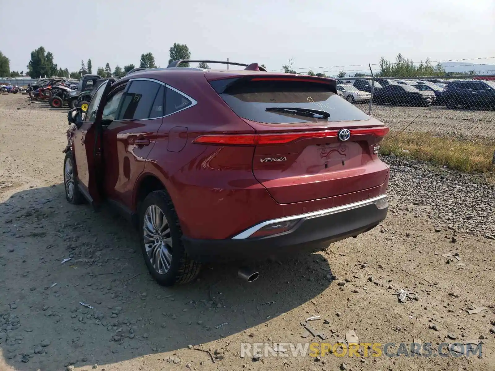 3 Photograph of a damaged car JTEAAAAH3MJ000467 TOYOTA VENZA 2021