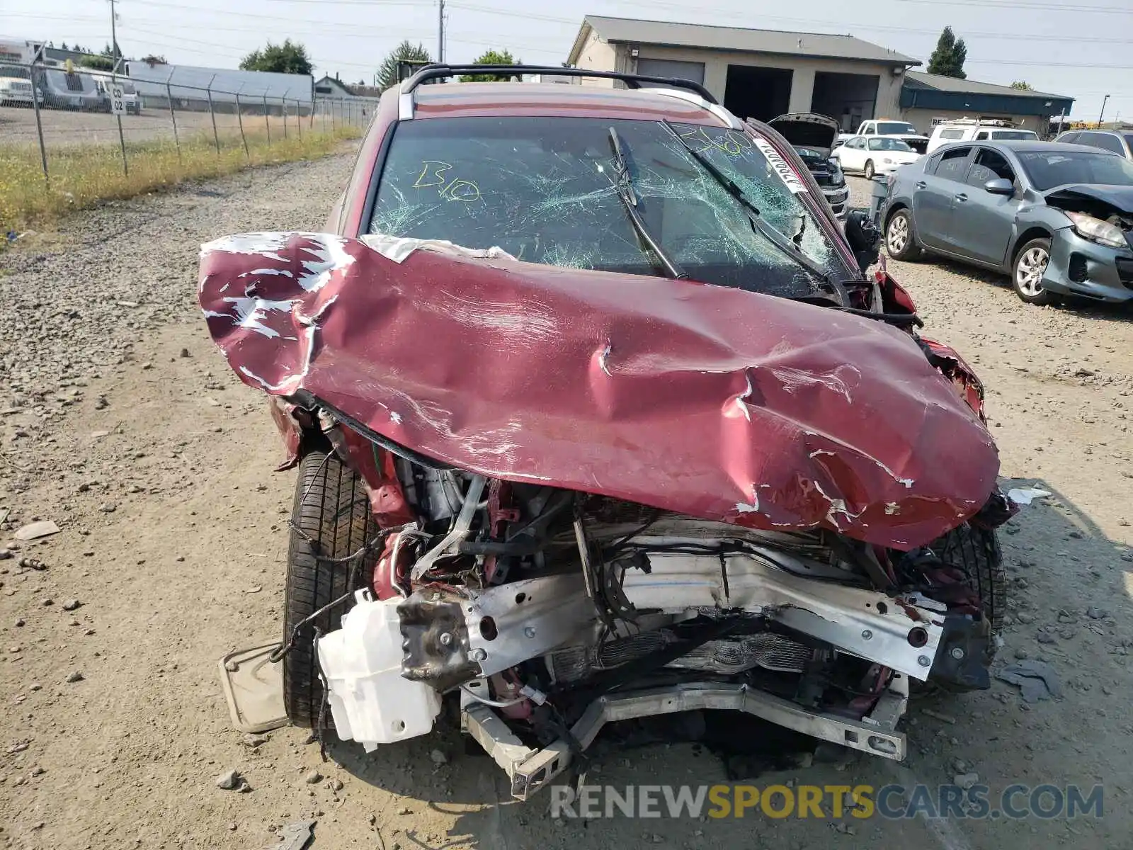 9 Photograph of a damaged car JTEAAAAH3MJ000467 TOYOTA VENZA 2021