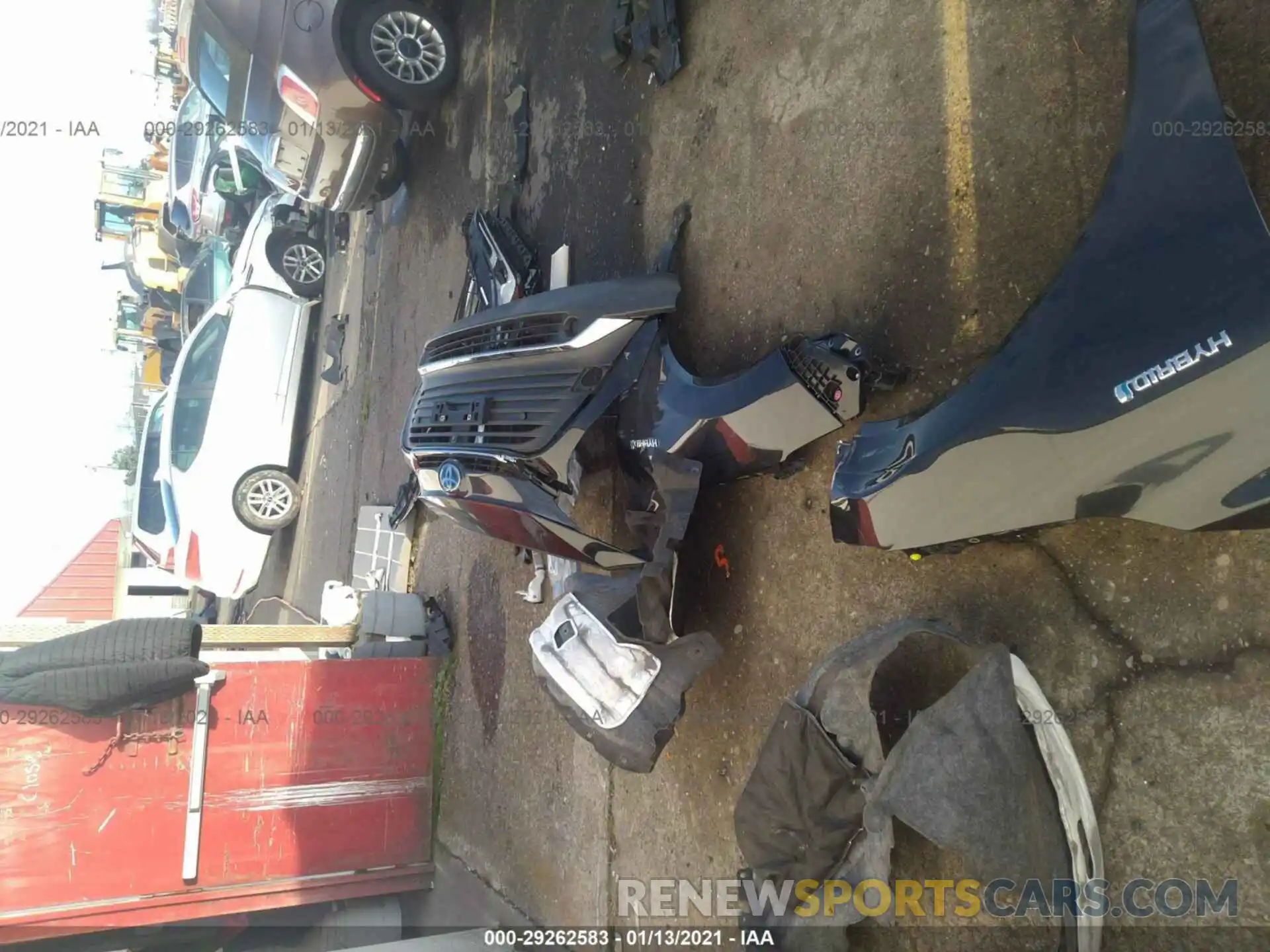 12 Photograph of a damaged car JTEAAAAH3MJ000730 TOYOTA VENZA 2021
