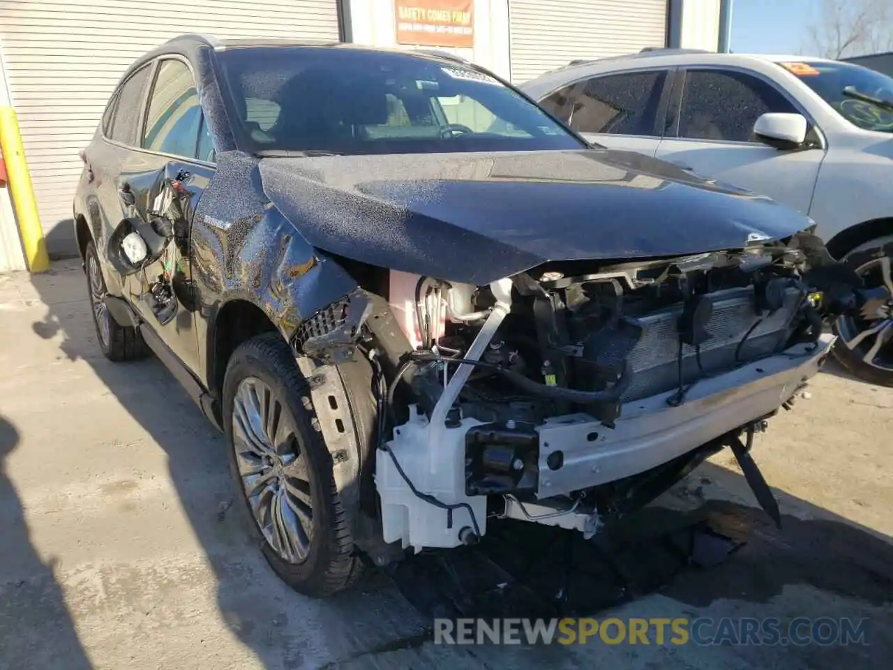 1 Photograph of a damaged car JTEAAAAH3MJ004888 TOYOTA VENZA 2021