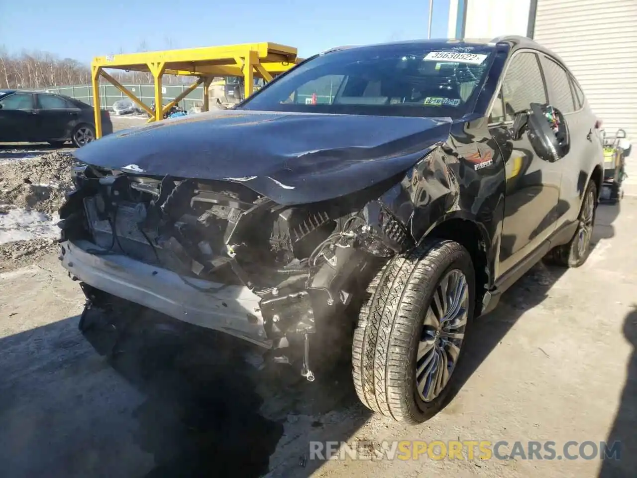 2 Photograph of a damaged car JTEAAAAH3MJ004888 TOYOTA VENZA 2021