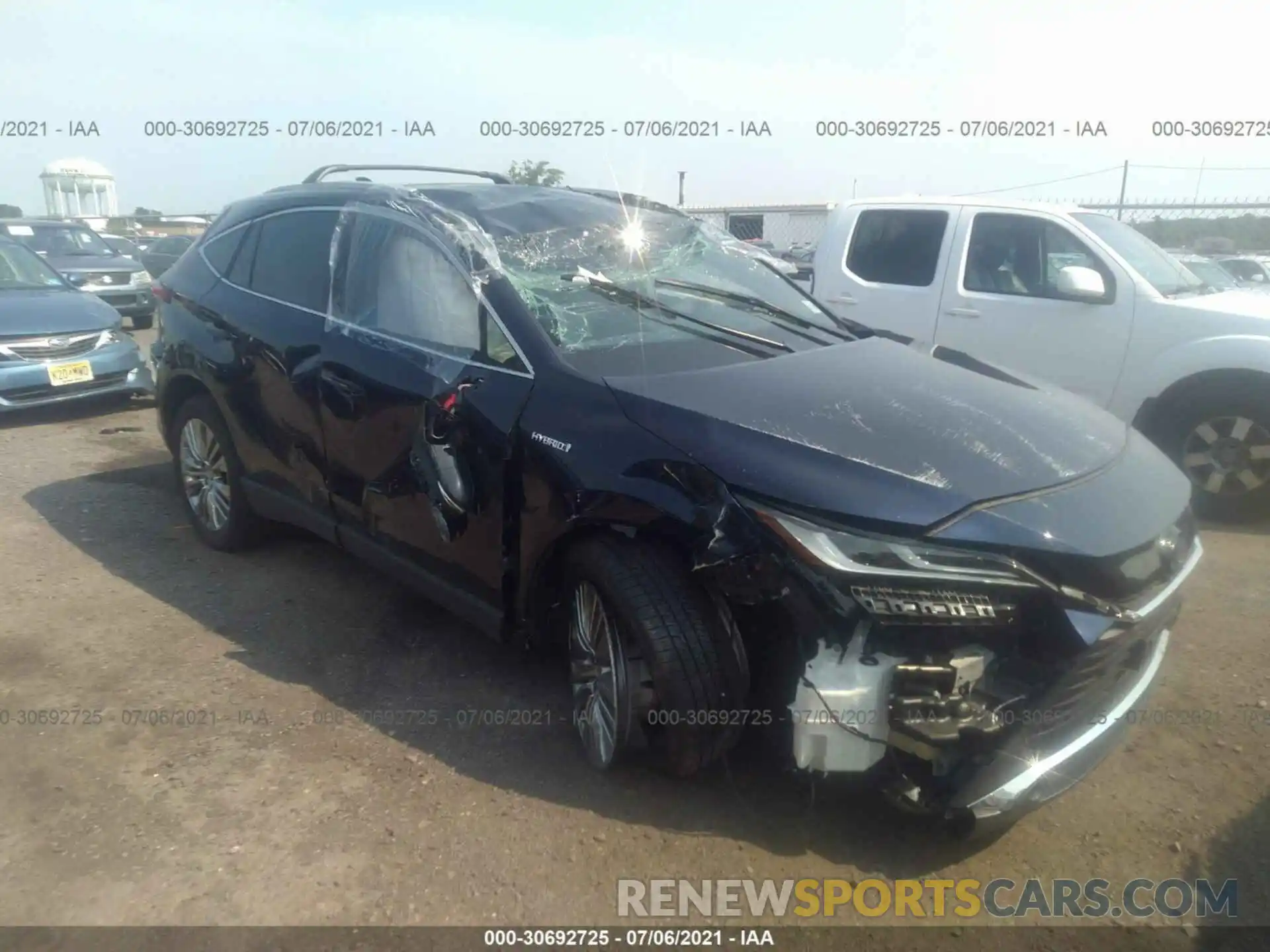 6 Photograph of a damaged car JTEAAAAH3MJ006415 TOYOTA VENZA 2021