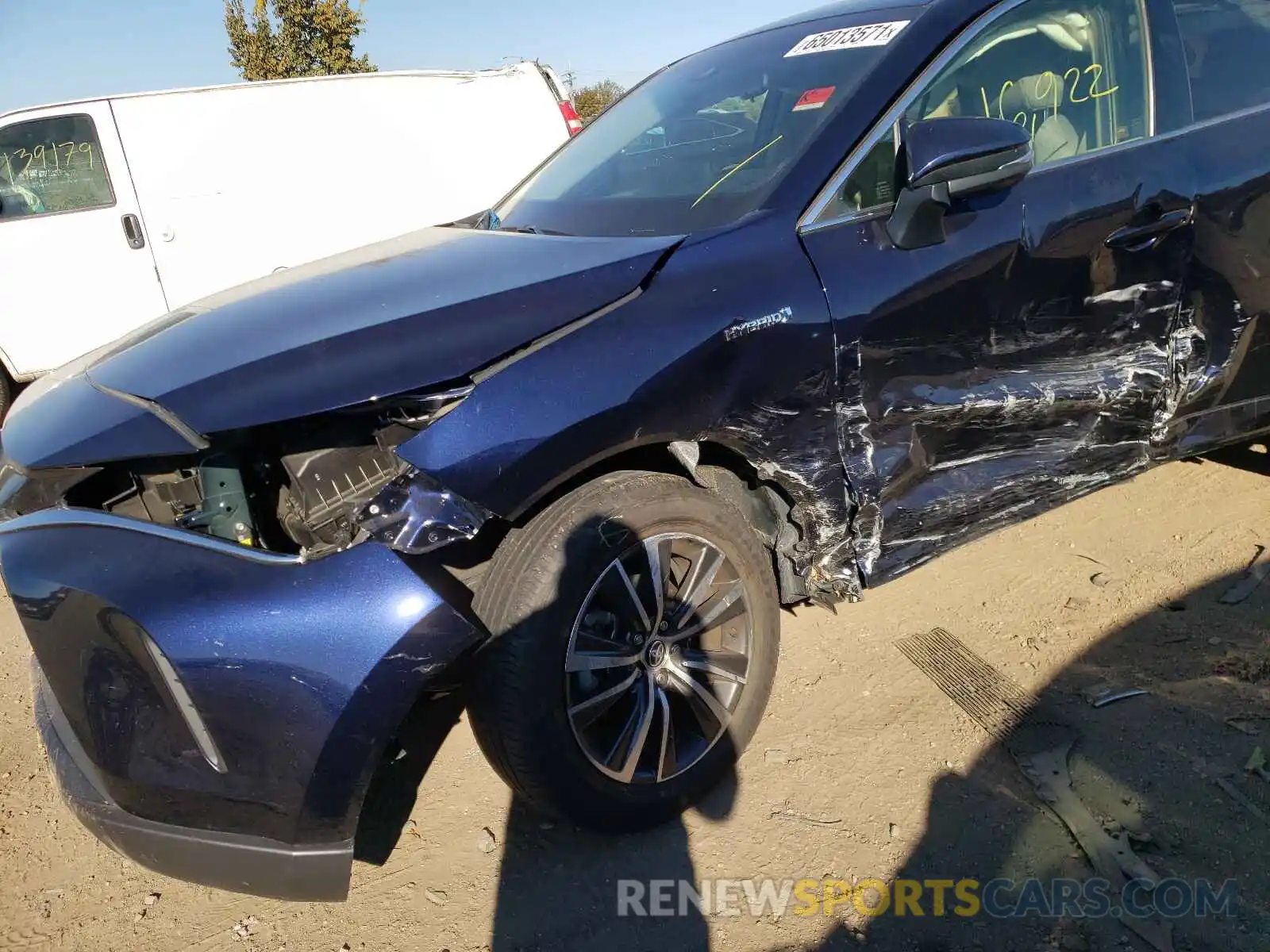 9 Photograph of a damaged car JTEAAAAH3MJ007077 TOYOTA VENZA 2021