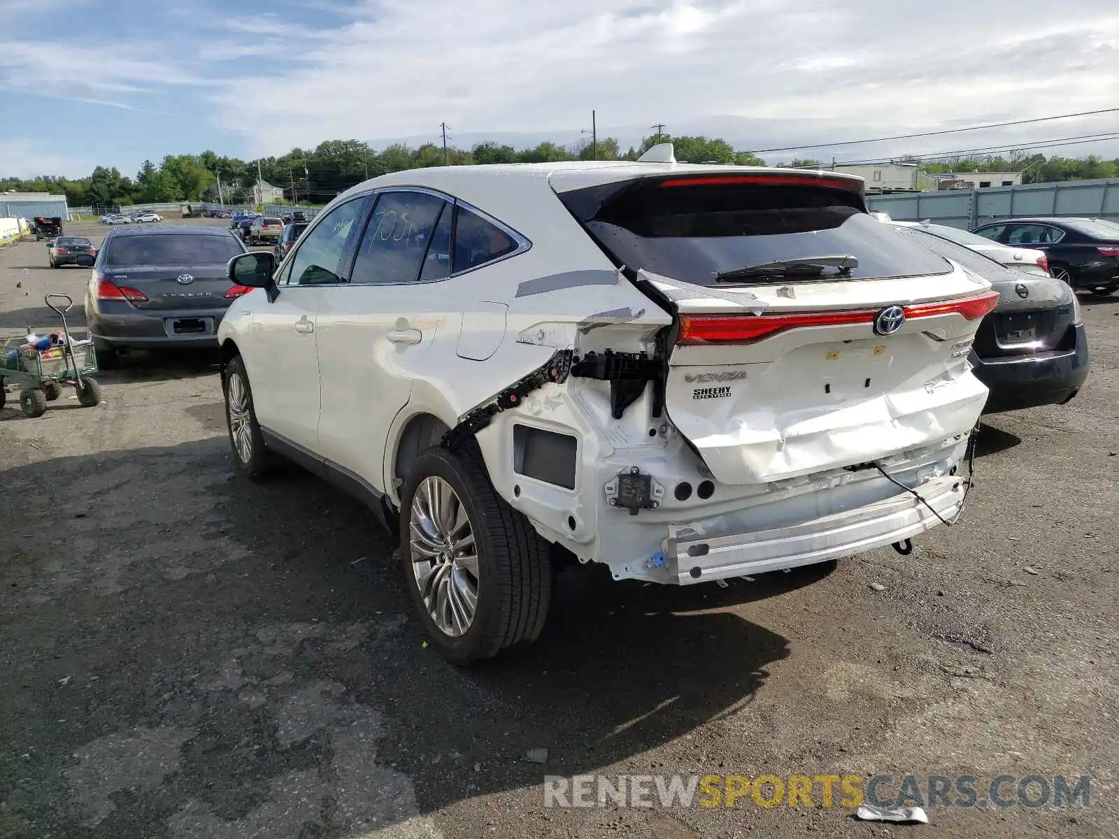 3 Photograph of a damaged car JTEAAAAH3MJ007225 TOYOTA VENZA 2021