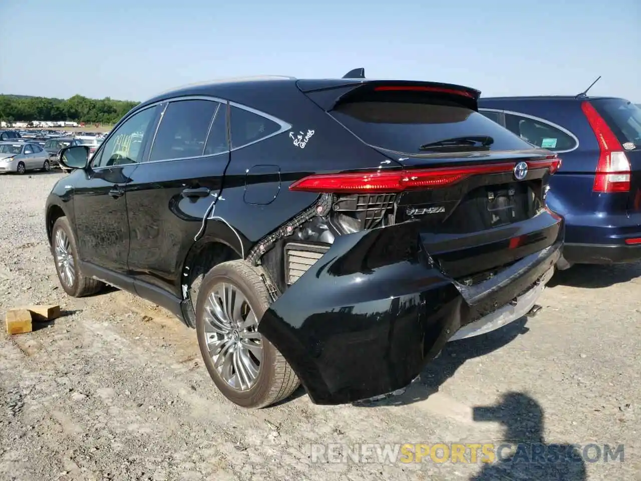 3 Photograph of a damaged car JTEAAAAH3MJ010738 TOYOTA VENZA 2021