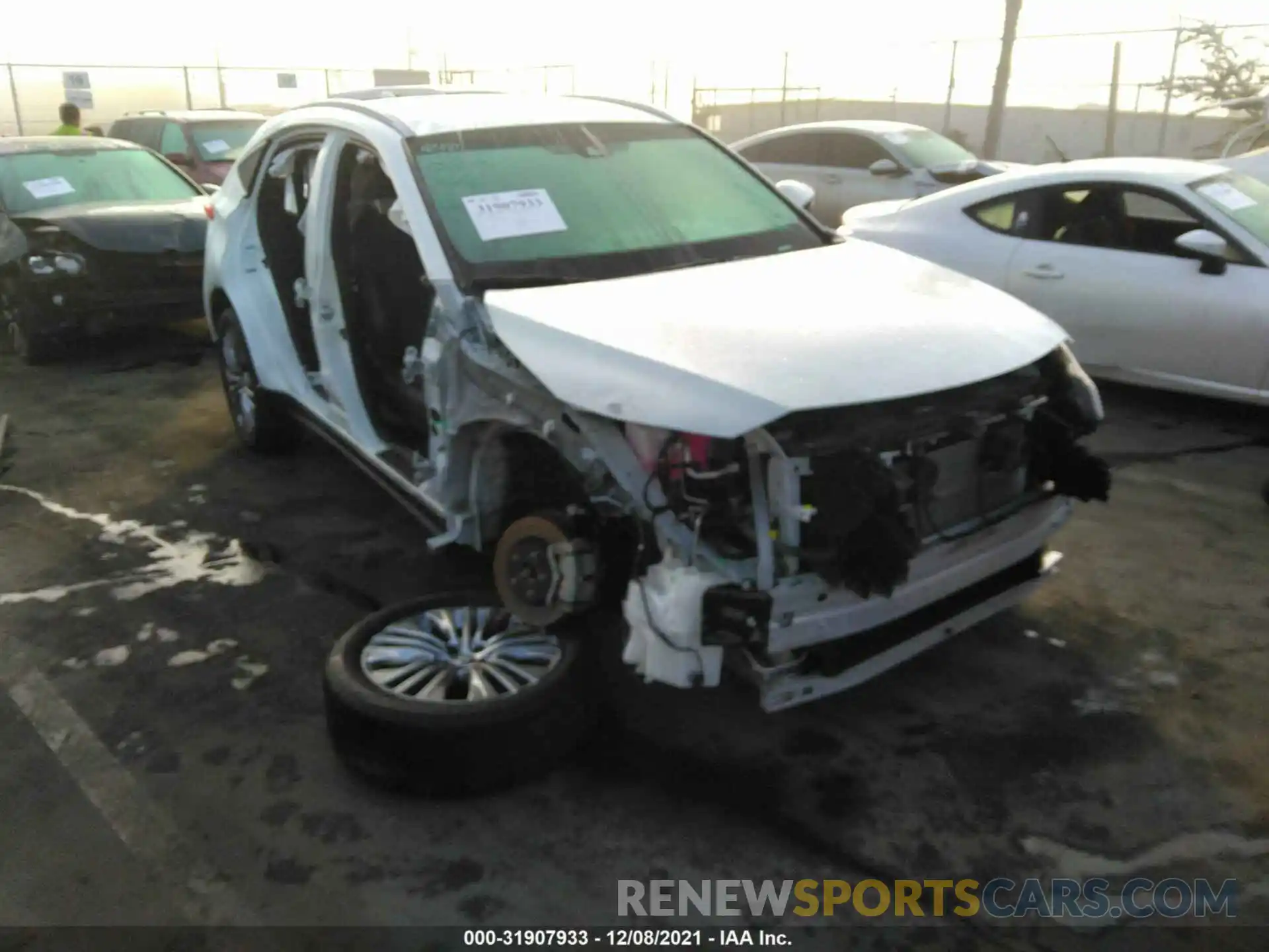 6 Photograph of a damaged car JTEAAAAH3MJ010772 TOYOTA VENZA 2021