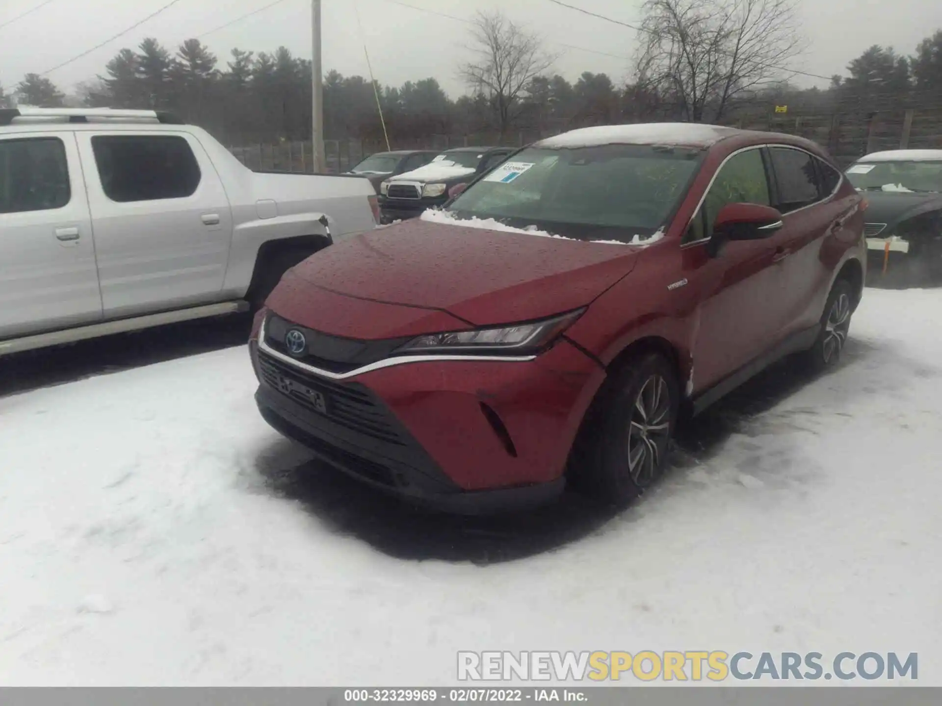 2 Photograph of a damaged car JTEAAAAH3MJ015440 TOYOTA VENZA 2021