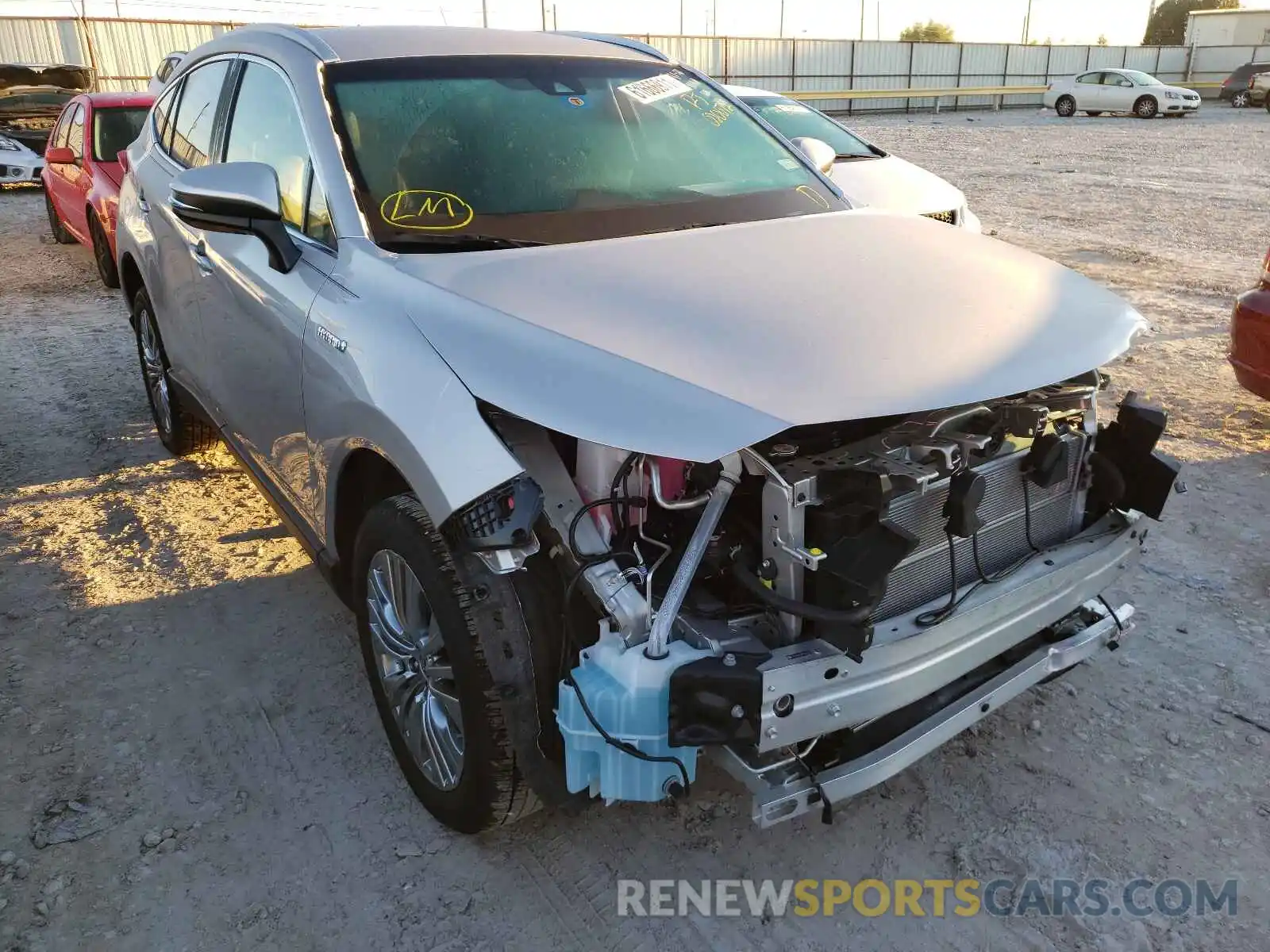 1 Photograph of a damaged car JTEAAAAH3MJ020072 TOYOTA VENZA 2021