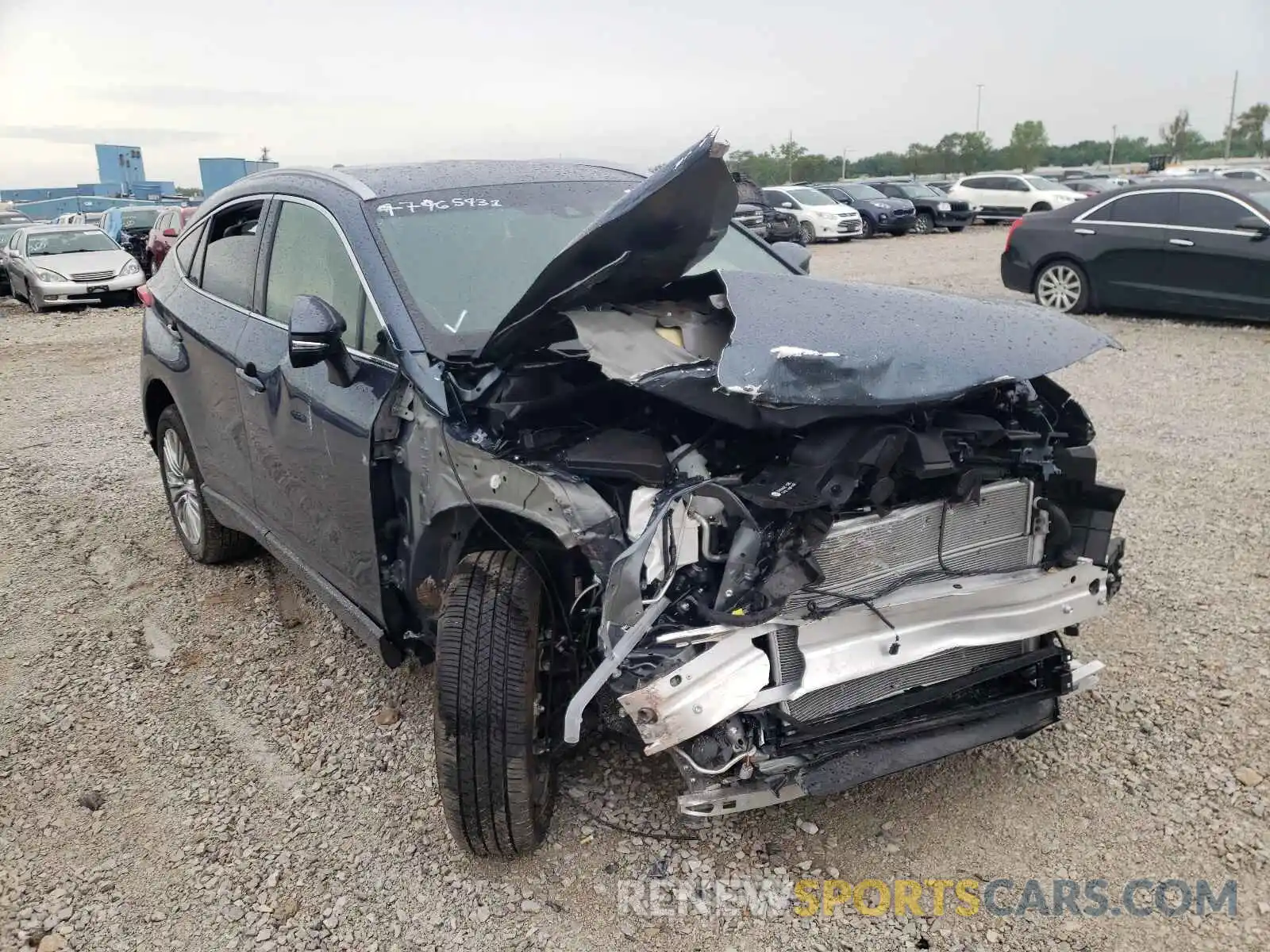 1 Photograph of a damaged car JTEAAAAH3MJ020993 TOYOTA VENZA 2021