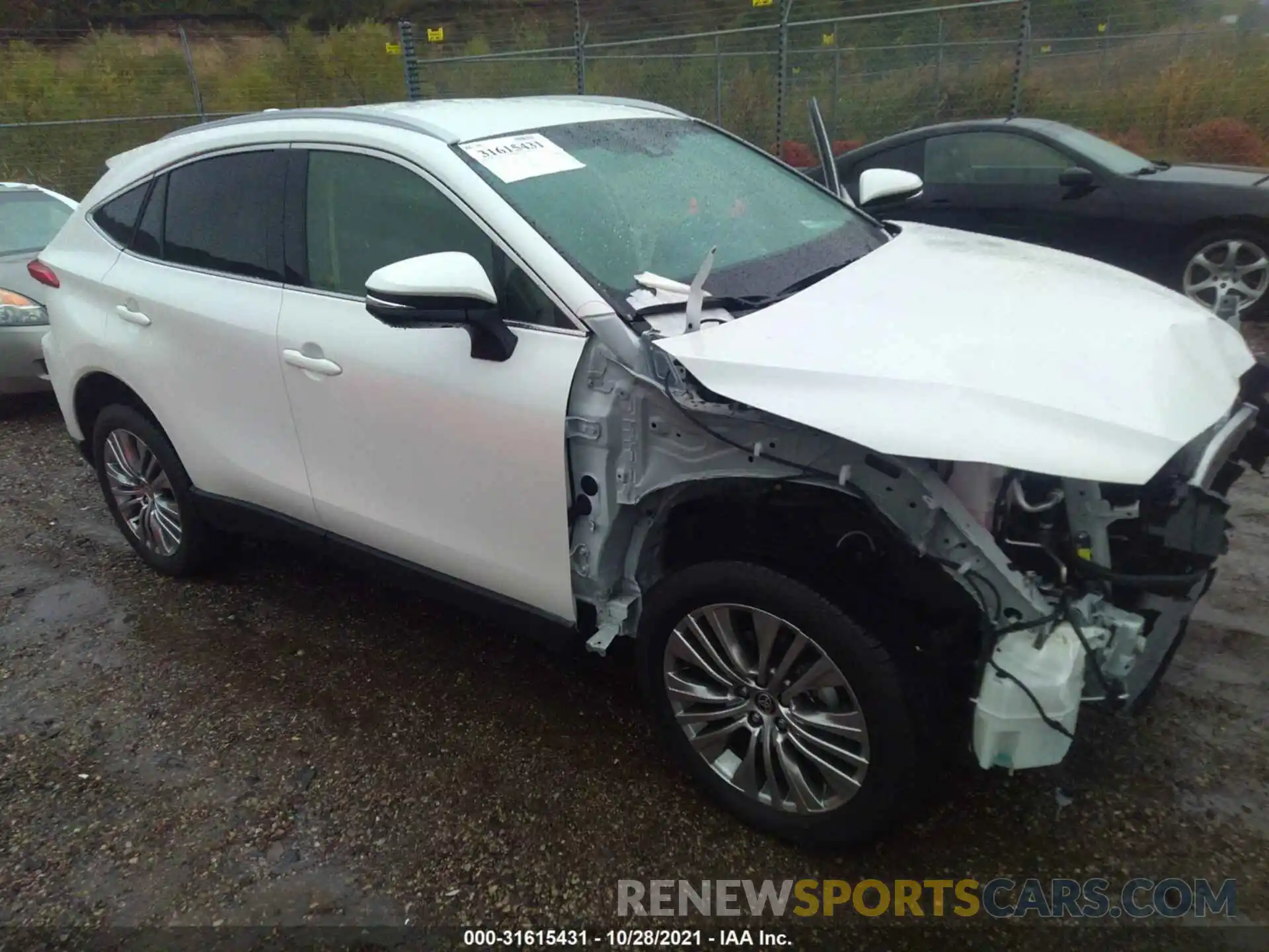 1 Photograph of a damaged car JTEAAAAH3MJ023604 TOYOTA VENZA 2021