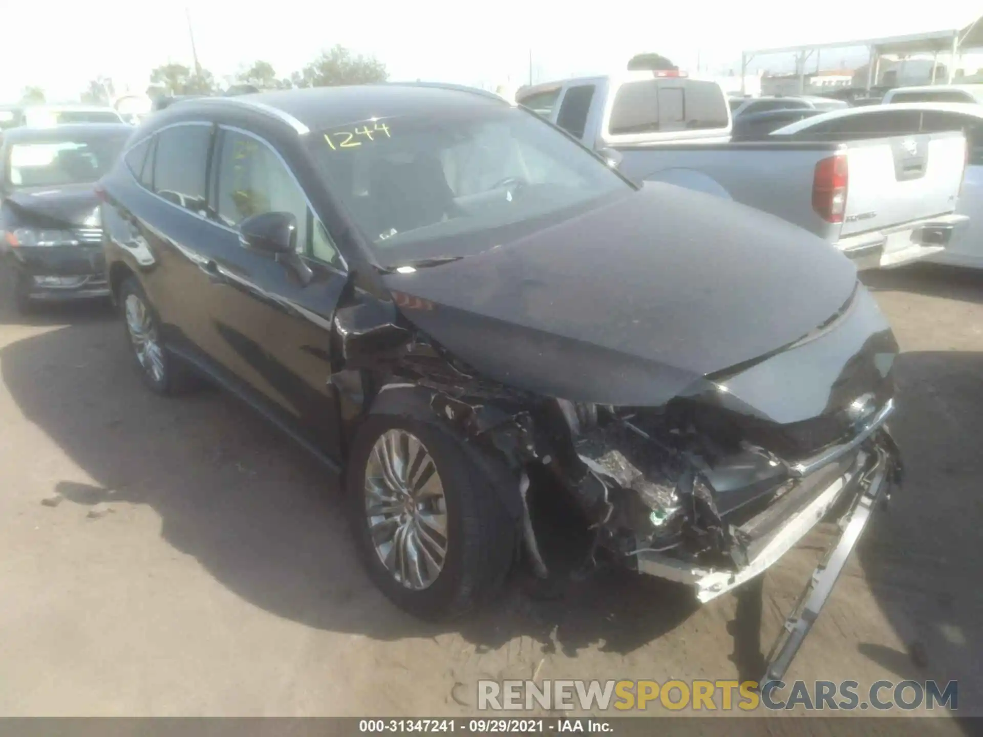 1 Photograph of a damaged car JTEAAAAH3MJ031041 TOYOTA VENZA 2021