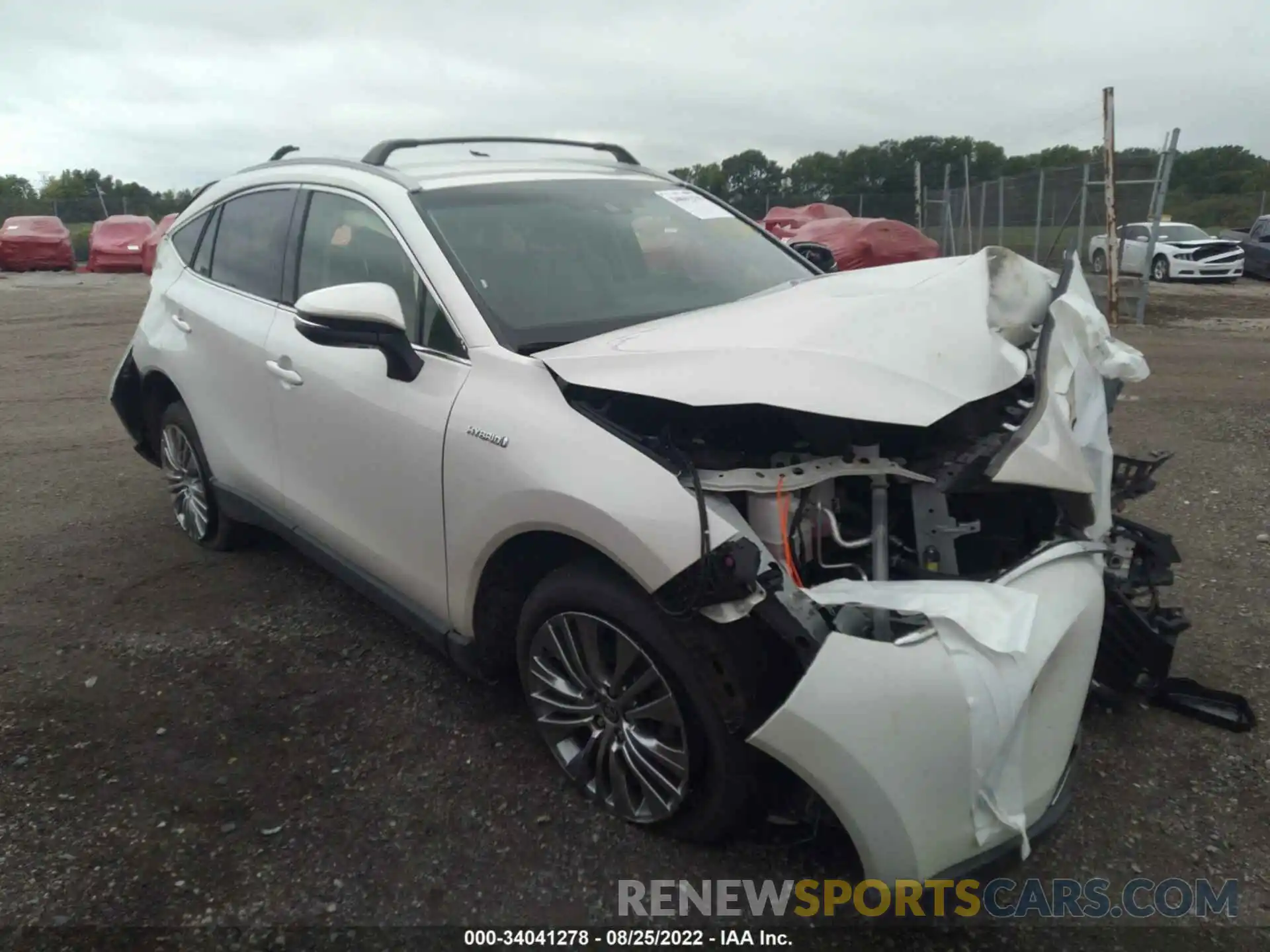 1 Photograph of a damaged car JTEAAAAH3MJ031489 TOYOTA VENZA 2021