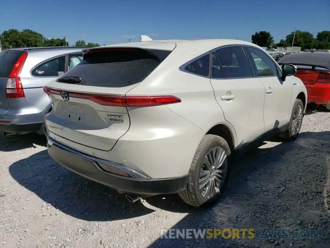 4 Photograph of a damaged car JTEAAAAH3MJ040435 TOYOTA VENZA 2021