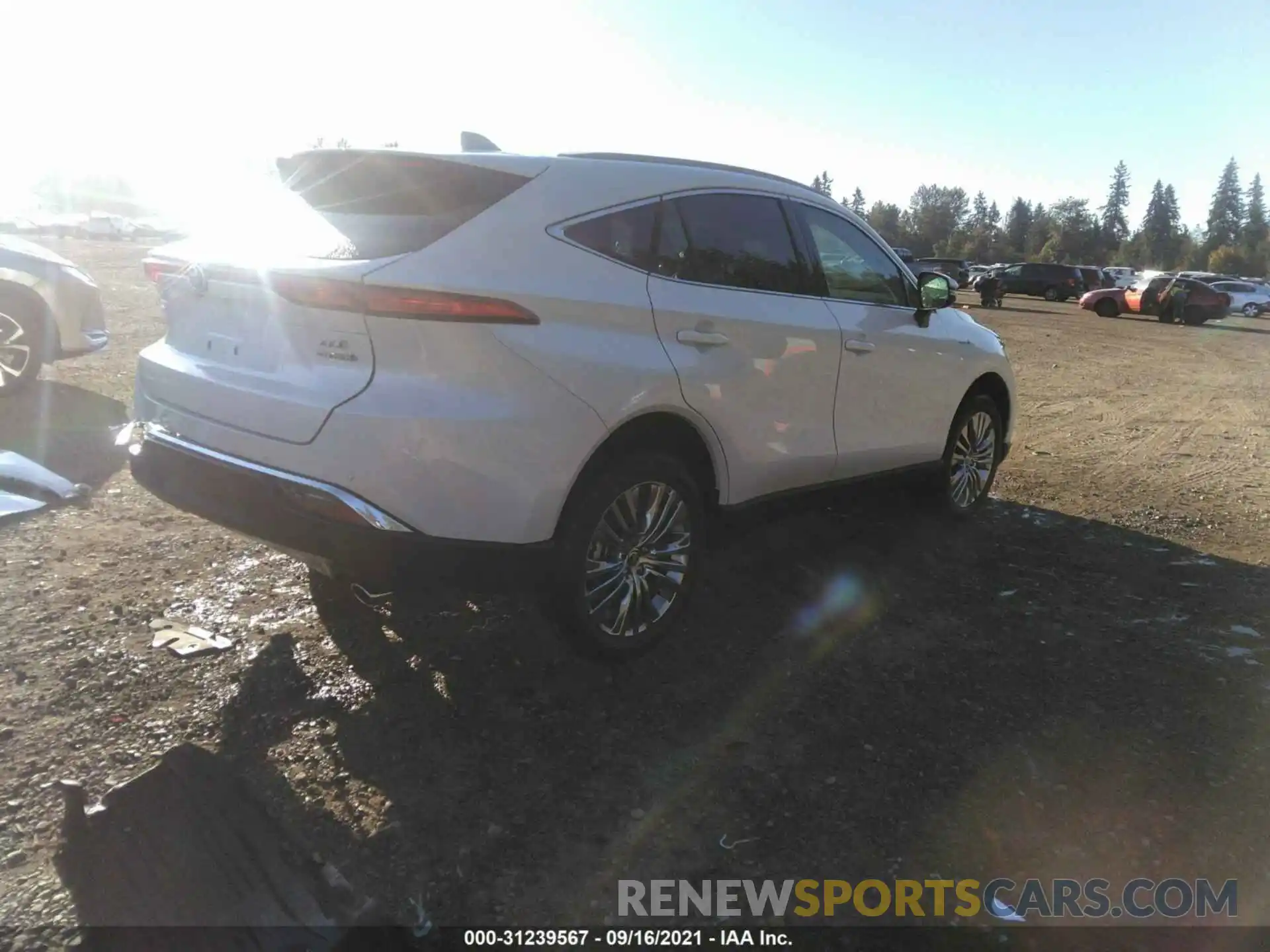 4 Photograph of a damaged car JTEAAAAH3MJ047093 TOYOTA VENZA 2021