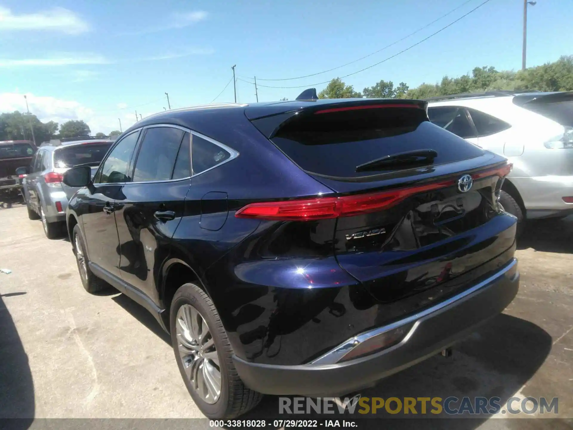 3 Photograph of a damaged car JTEAAAAH3MJ048227 TOYOTA VENZA 2021