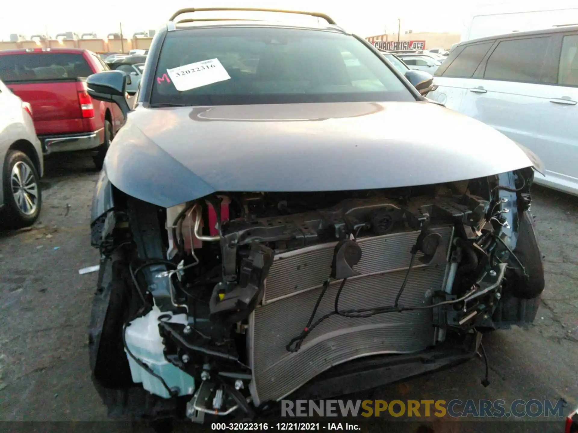 6 Photograph of a damaged car JTEAAAAH3MJ054335 TOYOTA VENZA 2021