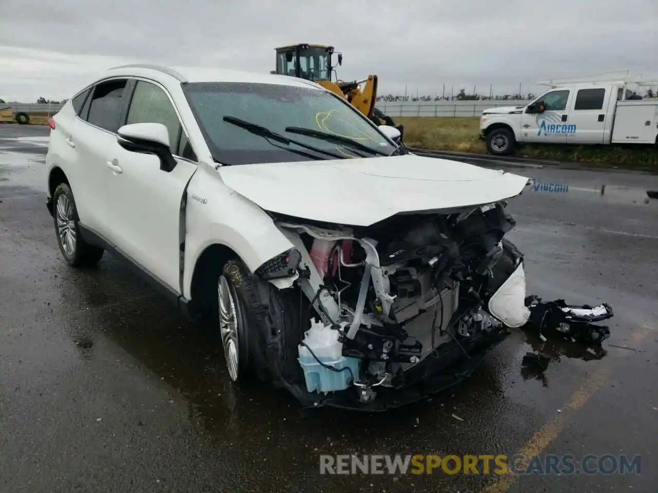 1 Photograph of a damaged car JTEAAAAH3MJ059356 TOYOTA VENZA 2021