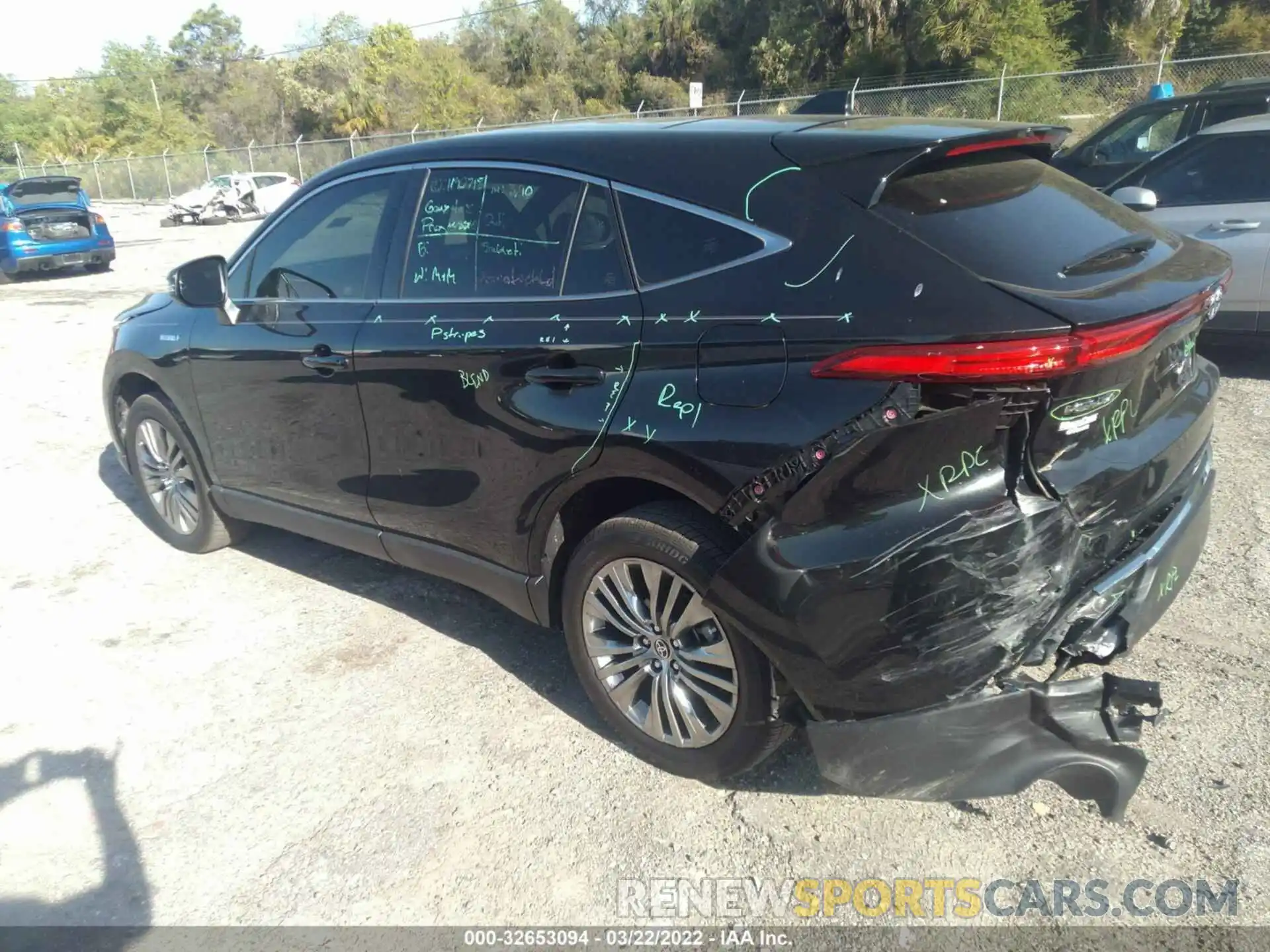 3 Photograph of a damaged car JTEAAAAH3MJ062709 TOYOTA VENZA 2021