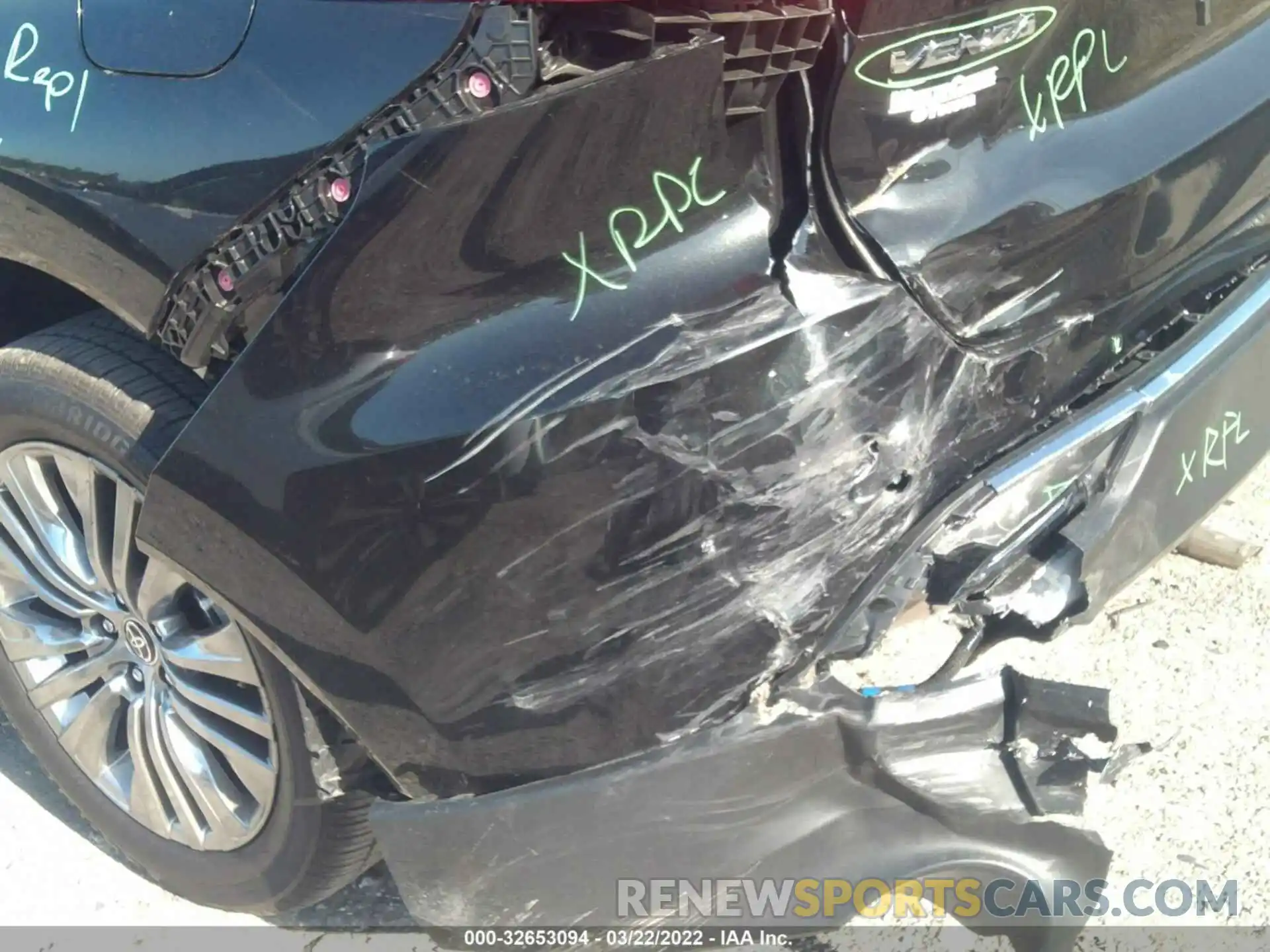 6 Photograph of a damaged car JTEAAAAH3MJ062709 TOYOTA VENZA 2021