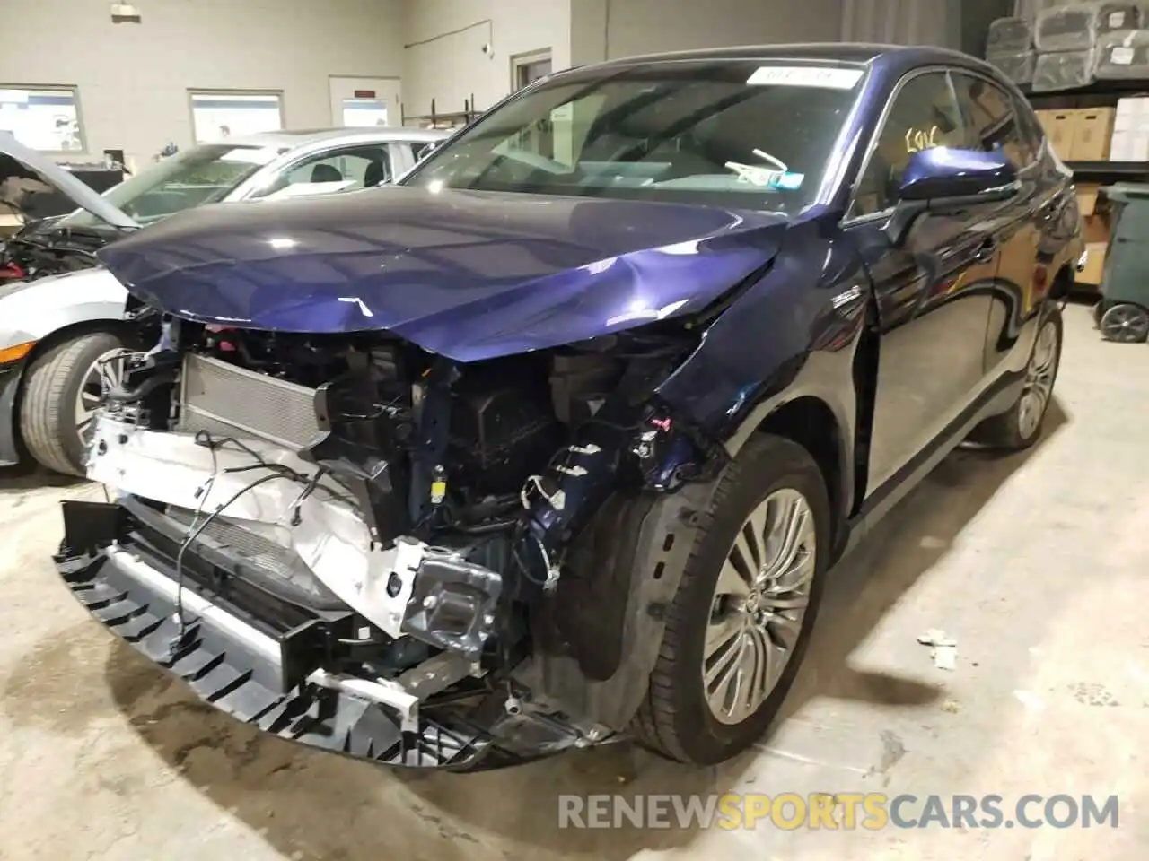 2 Photograph of a damaged car JTEAAAAH3MJ062712 TOYOTA VENZA 2021