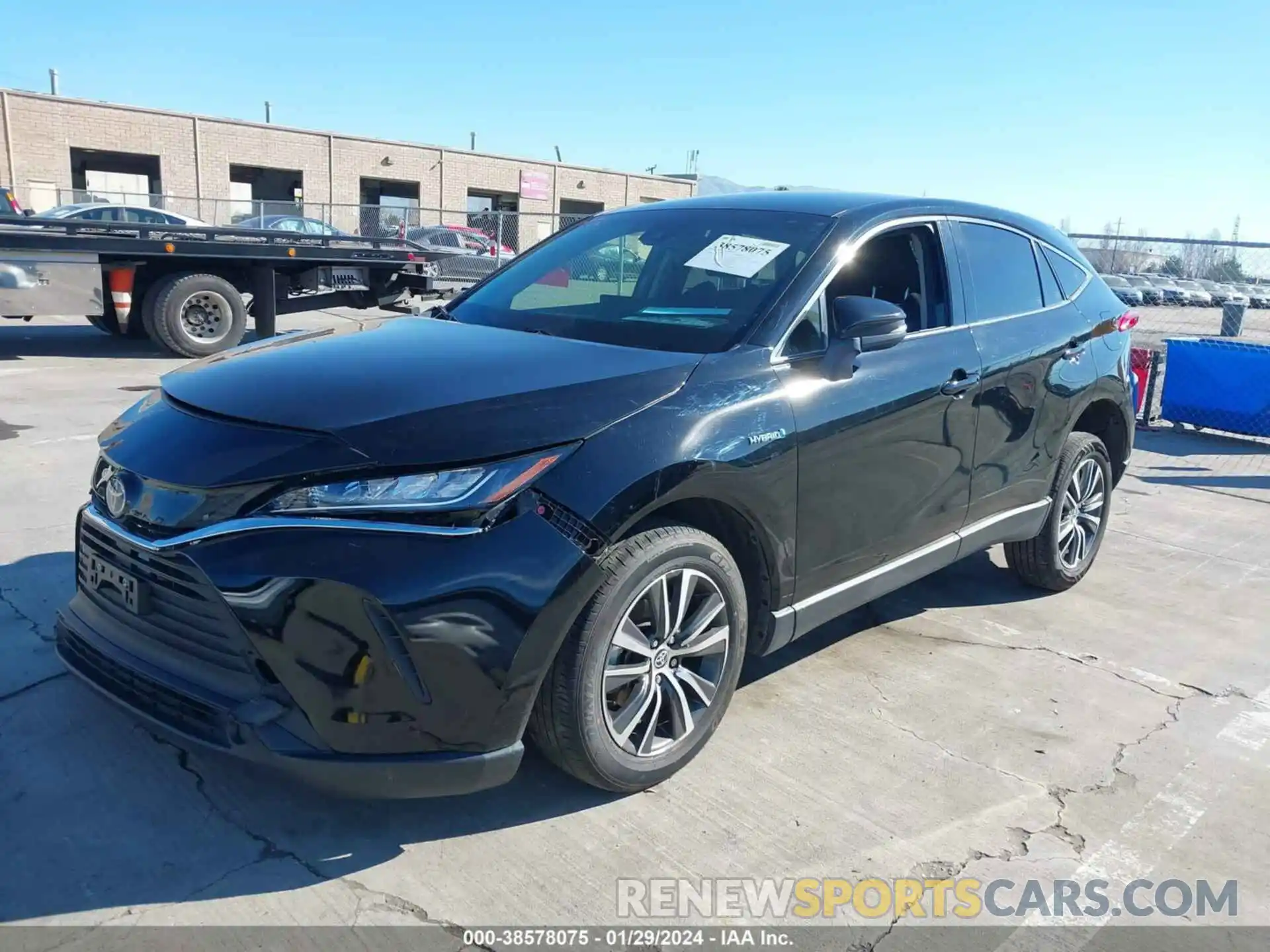 2 Photograph of a damaged car JTEAAAAH3MJ062726 TOYOTA VENZA 2021